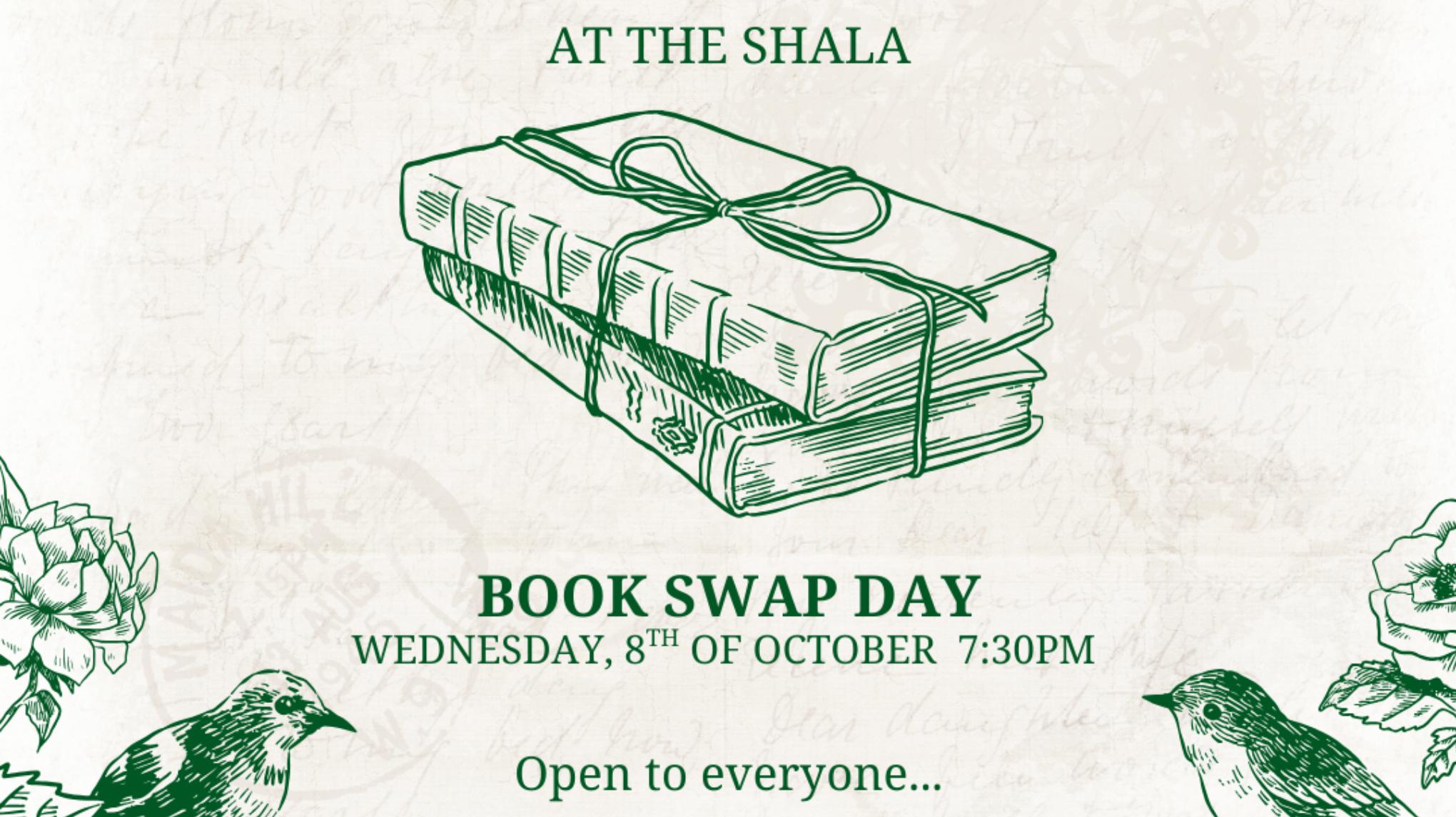 Book Club at the Shala | Book Swap Day - Free but booking essential