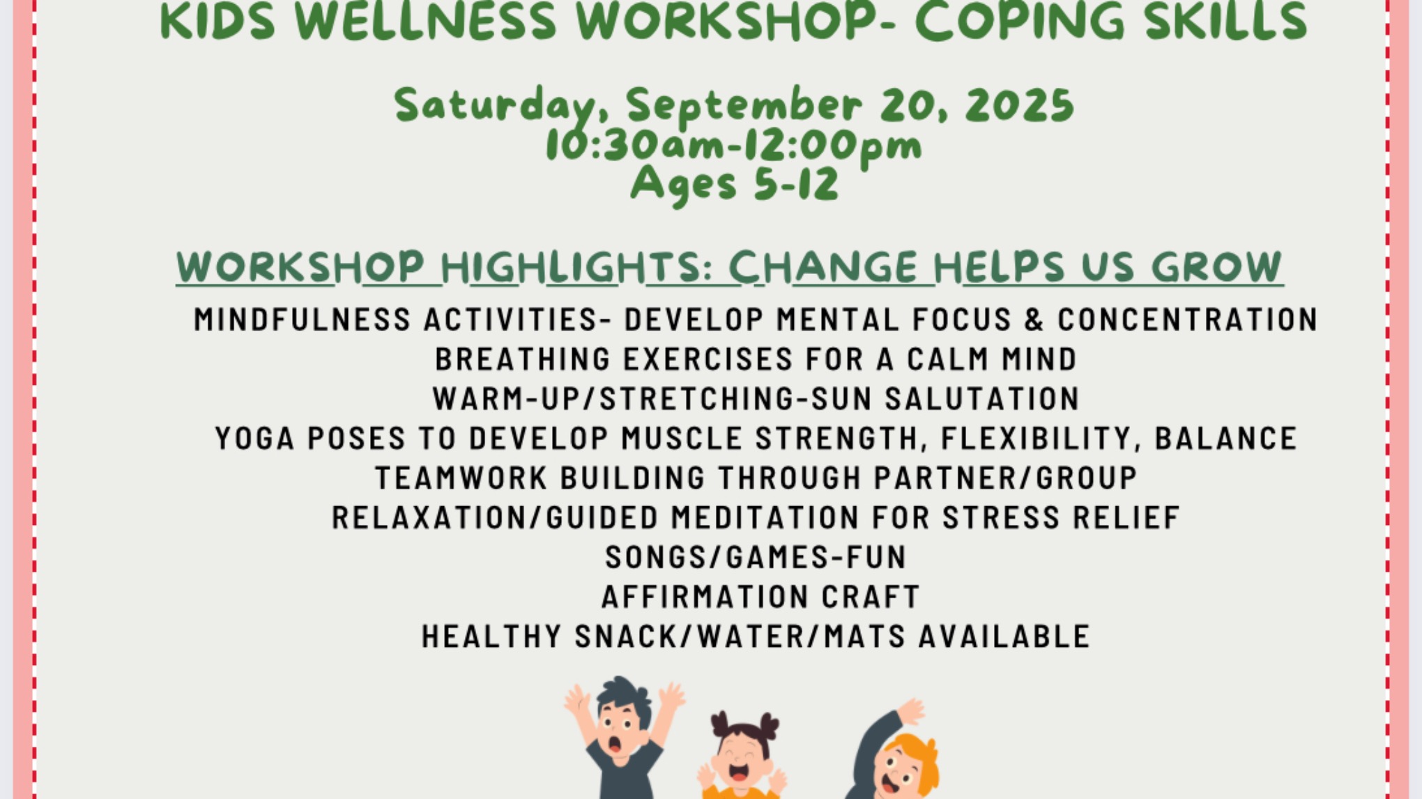 Kids Wellness Workshop