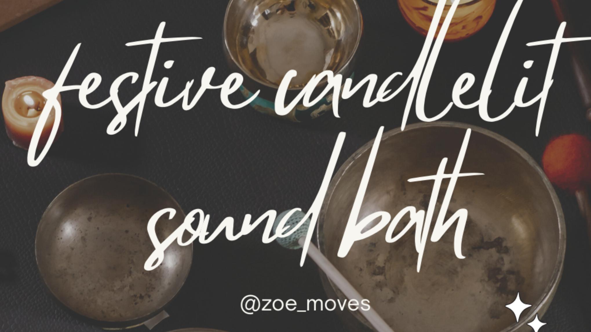 Festive Candlelit Sound Bath