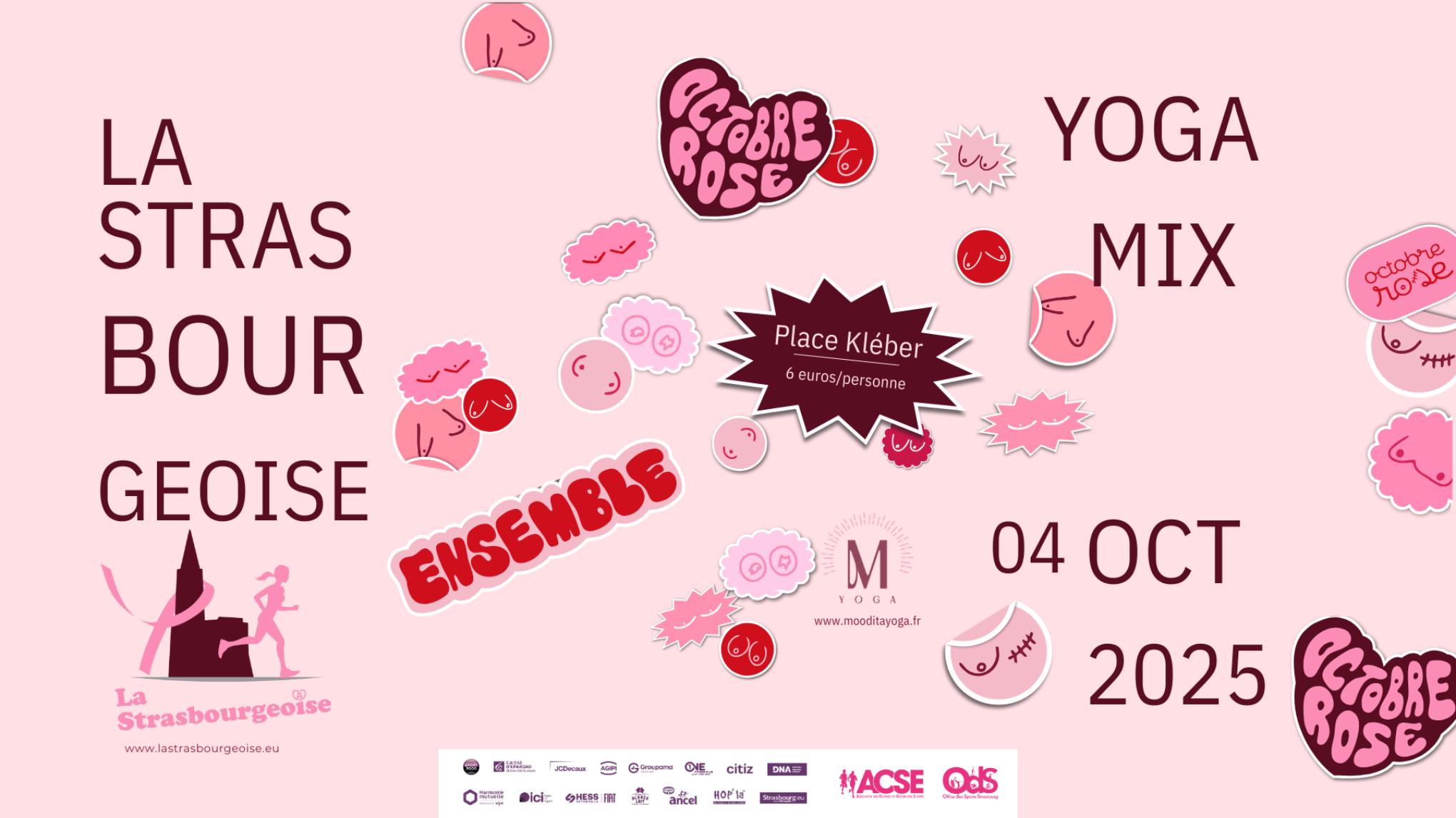 YOGA MiX - La Strasbourgeoise - Octobre Rose