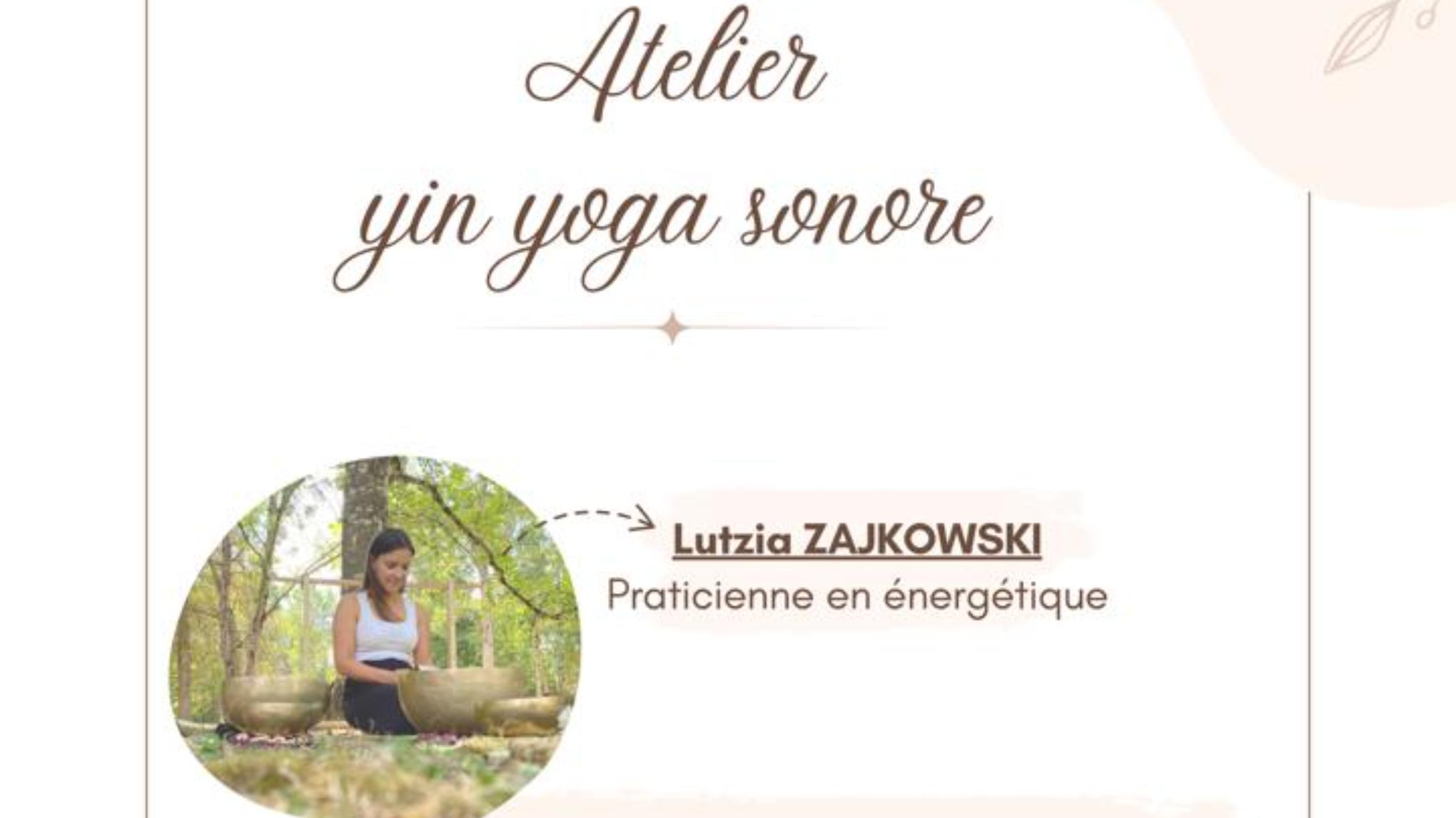 atelier yin yoga sonore avec Lutzia