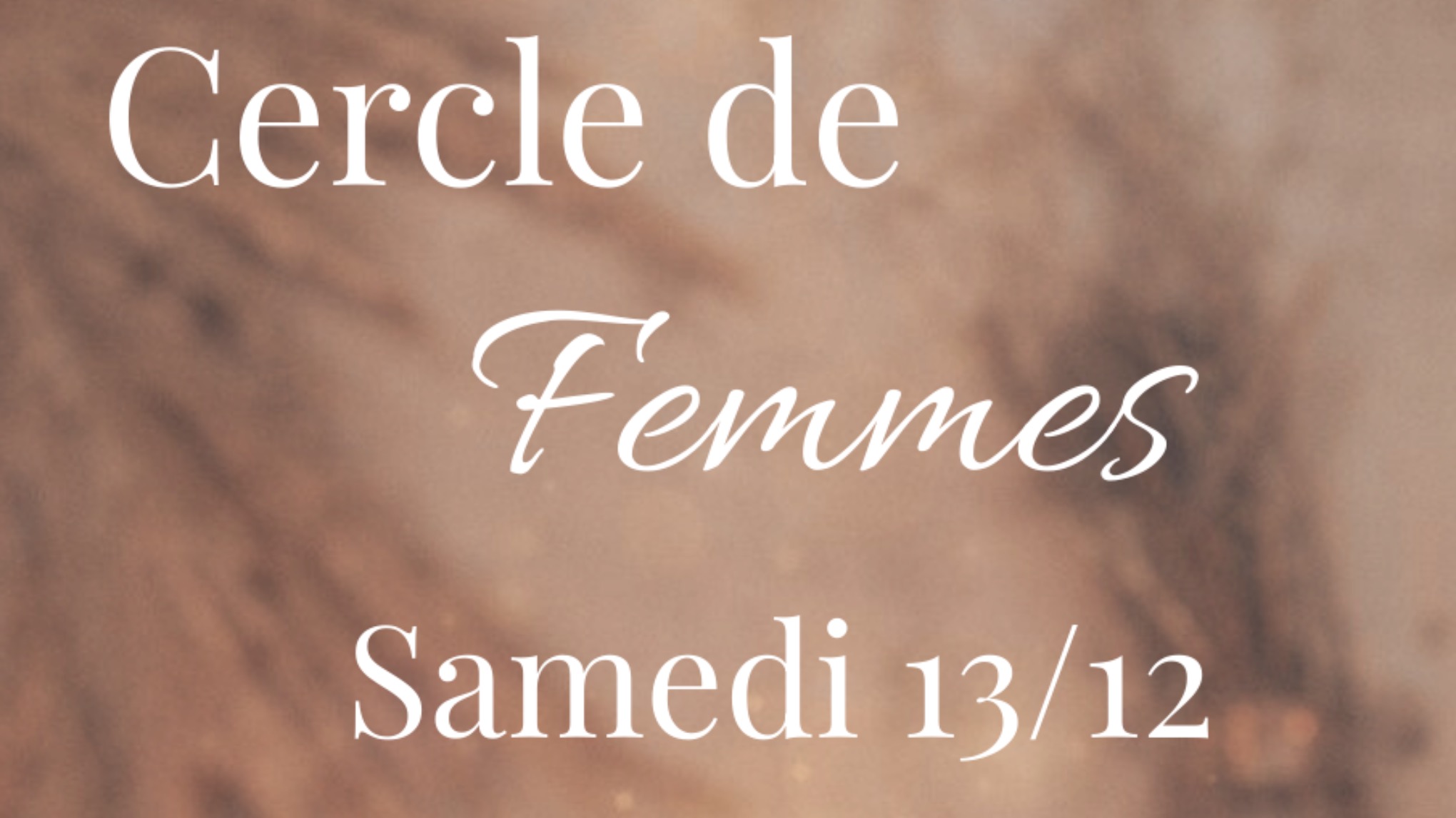 Cercle de femmes - Plonger dans l’hiver : ralentir, se régénérer