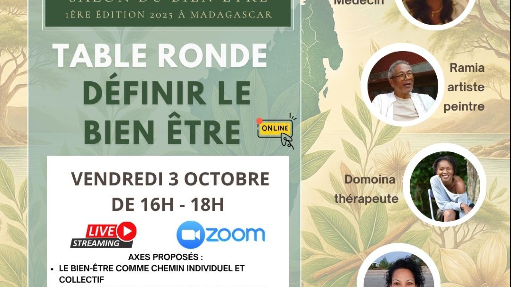 Table Ronde  : Définir le Bien-Être : un chemin, des voies multiples