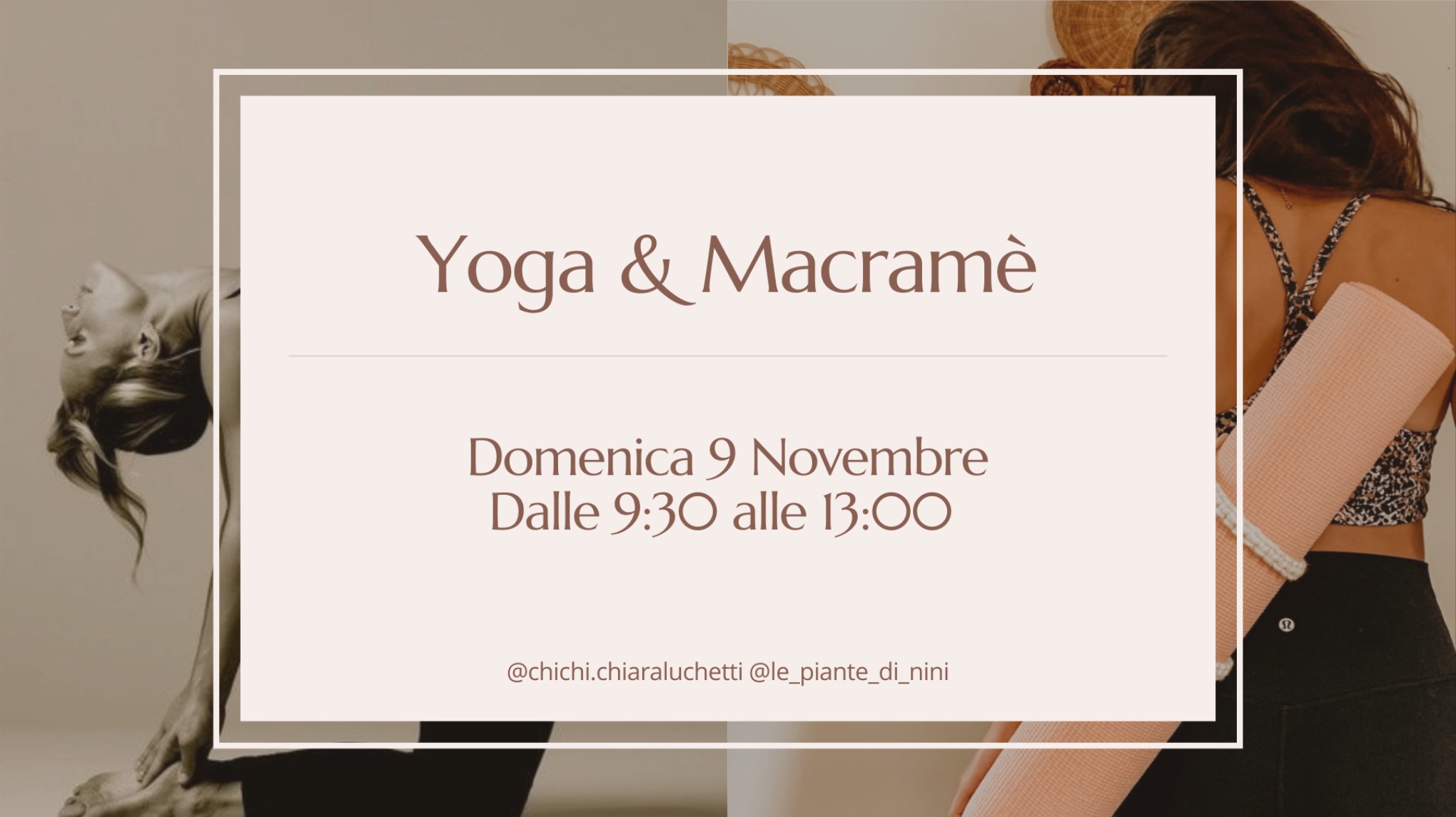 Yoga e macramè