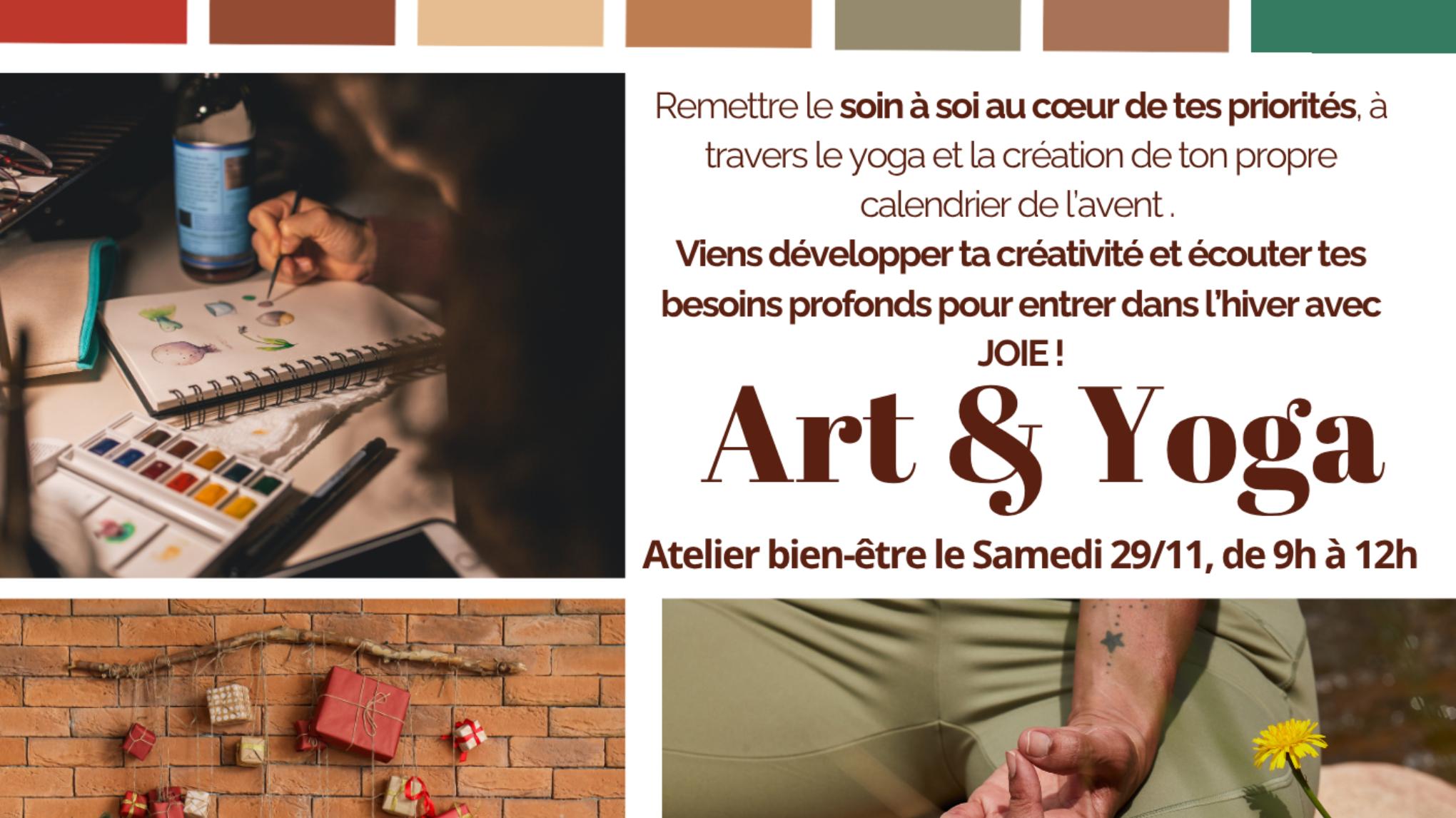 Yog'art : Se ressourcer grâce au Yoga et à l'art-thérapie