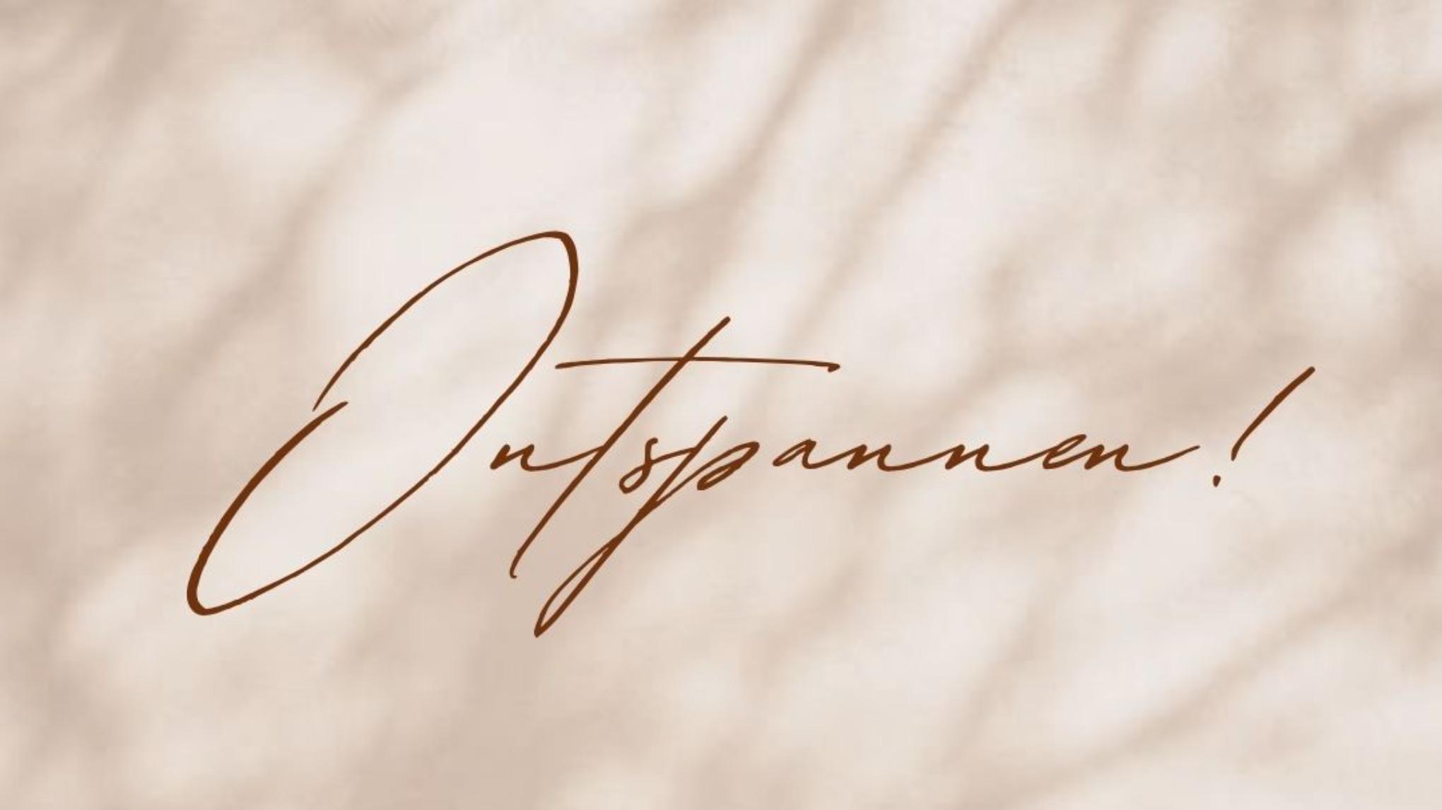 cursus Leren Ontspannen