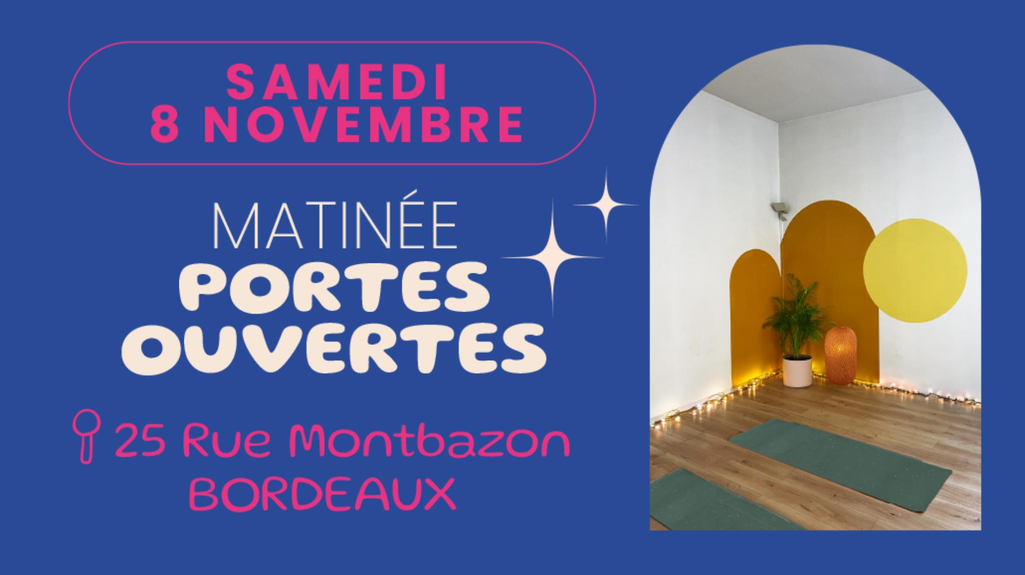 🧘🏻‍♀️ MATINÉE PORTES OUVERTES - DÉCOUVREZ NOTRE NOUVEL ESPACE YOGA 🌿