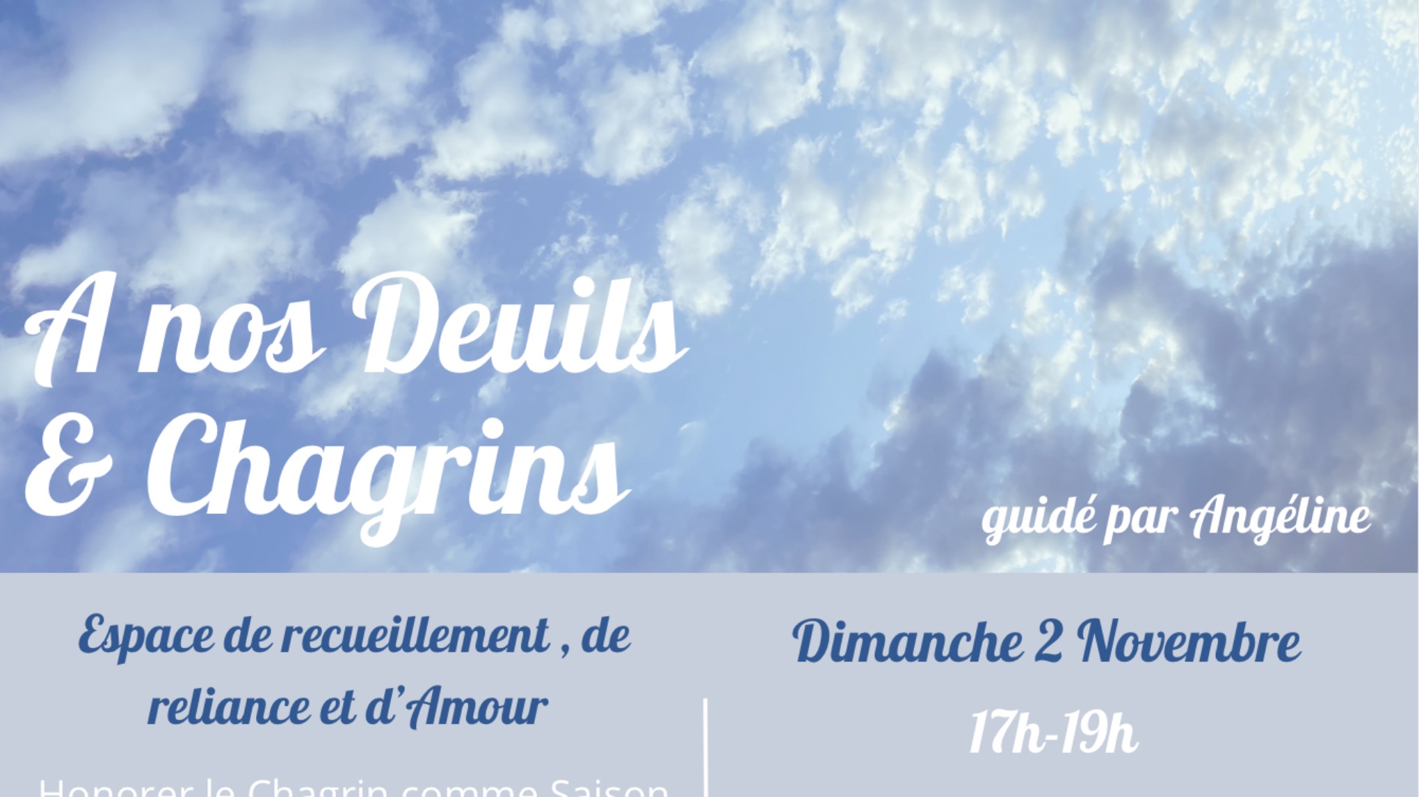 'A nos Deuils & Chagrins' - atelier en visio