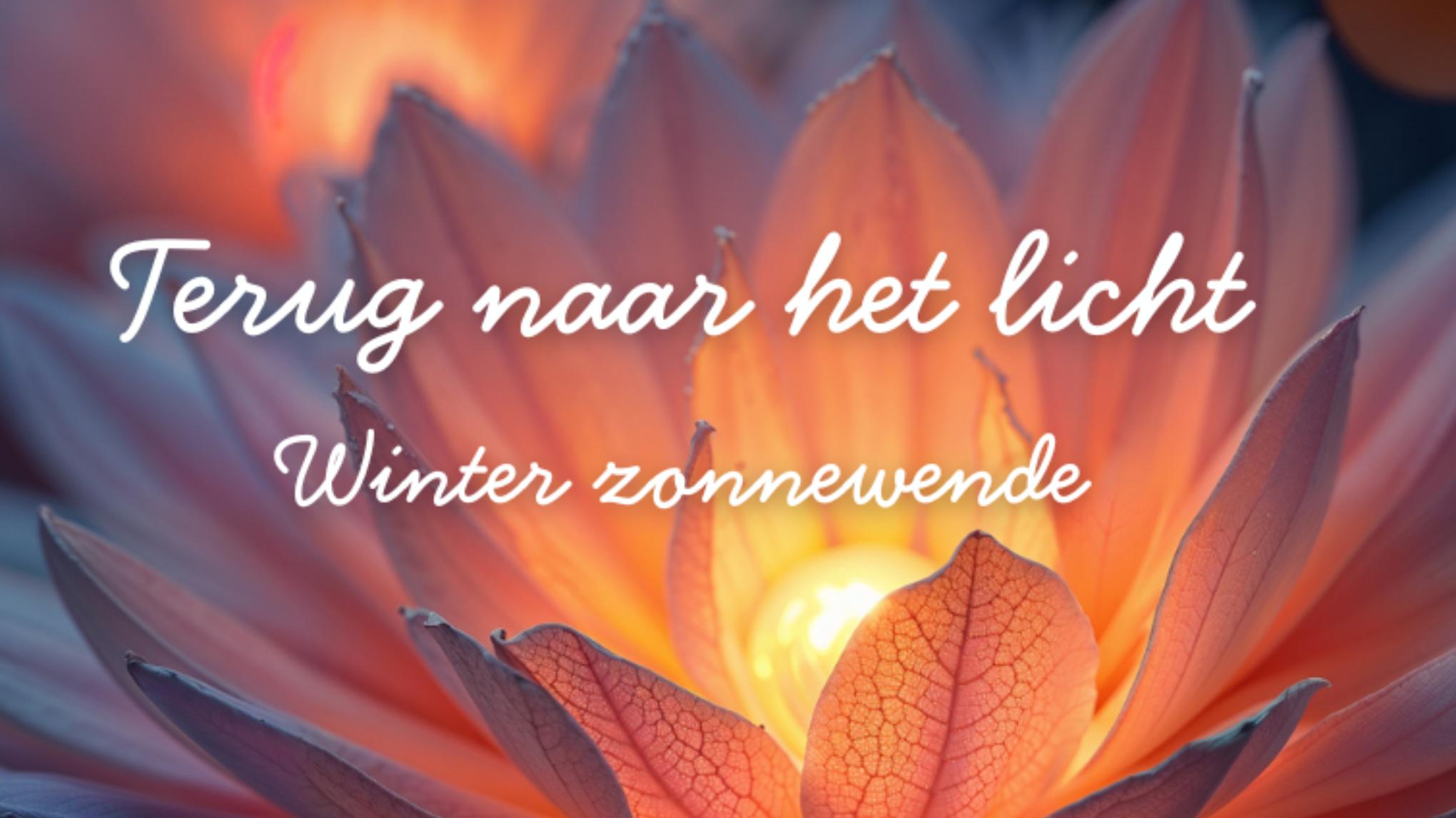 Terug naar het licht - Winter zonnewende