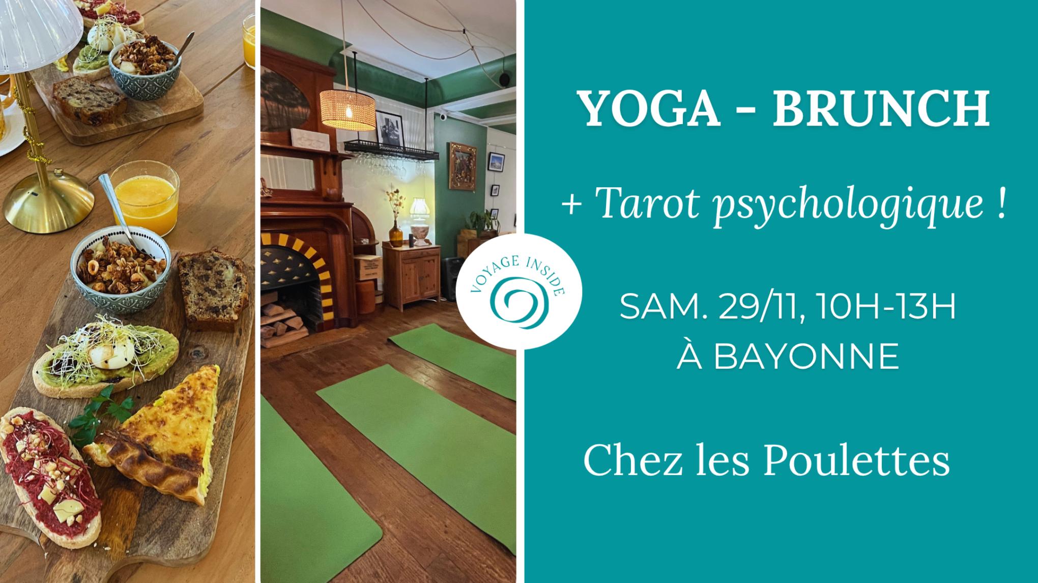 YOGA, BRUNCH & TIRAGE TAROT CHEZ LES POULETTES !