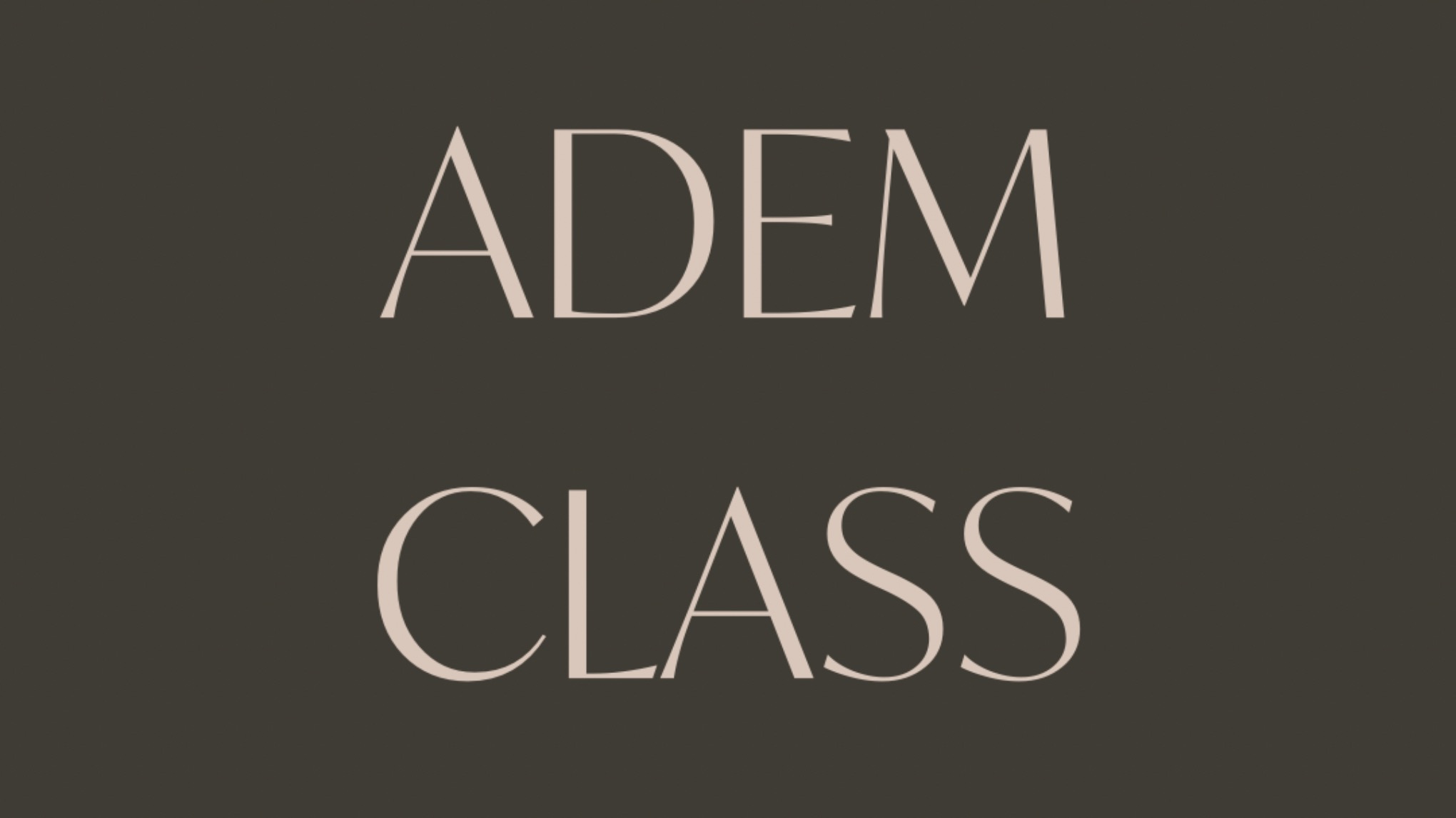 GRATIS ADEM CLASS | 9 nov
