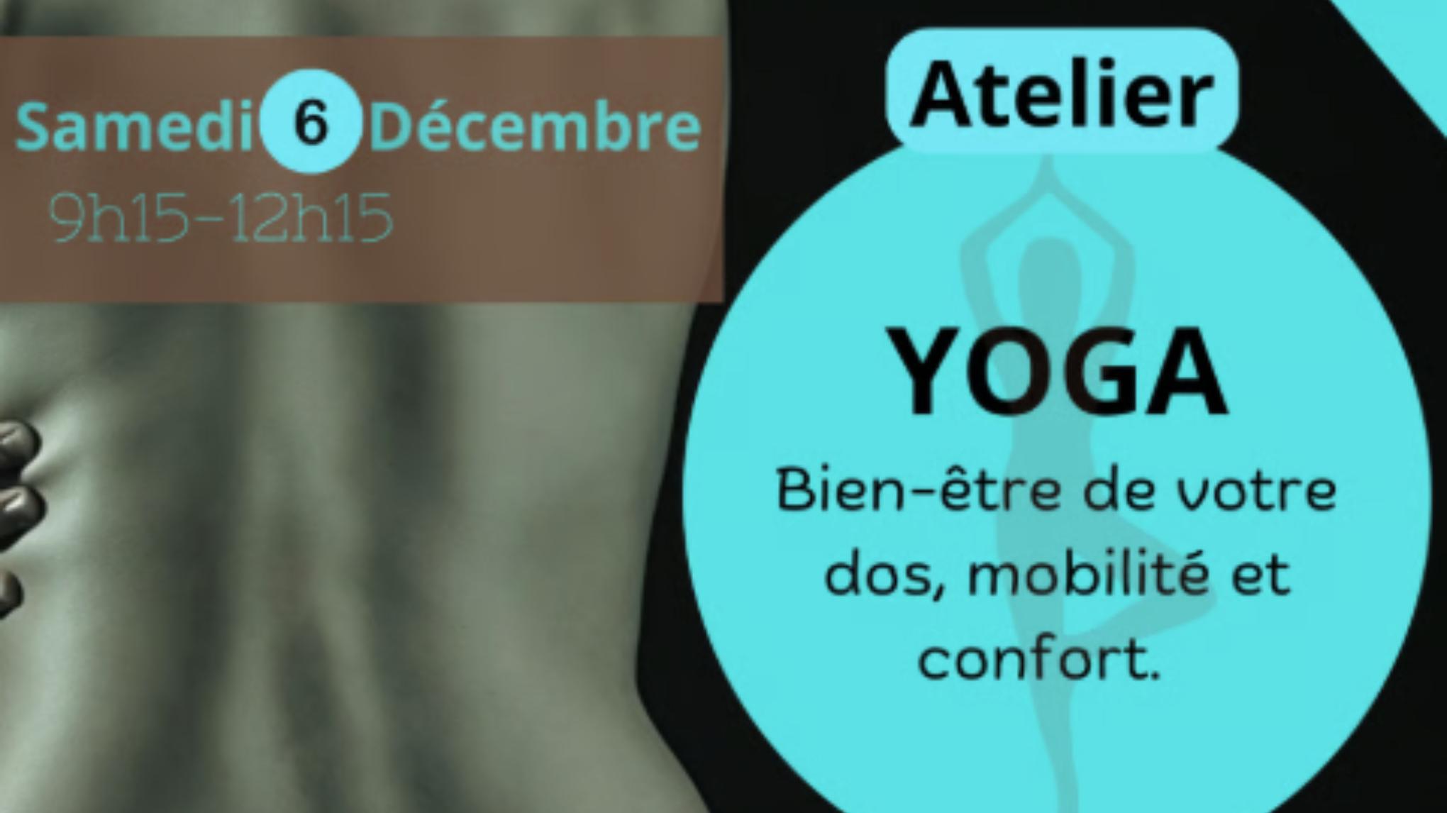 Atelier Yoga de l’Énergie – Bien-être du dos, mobilité et confort
