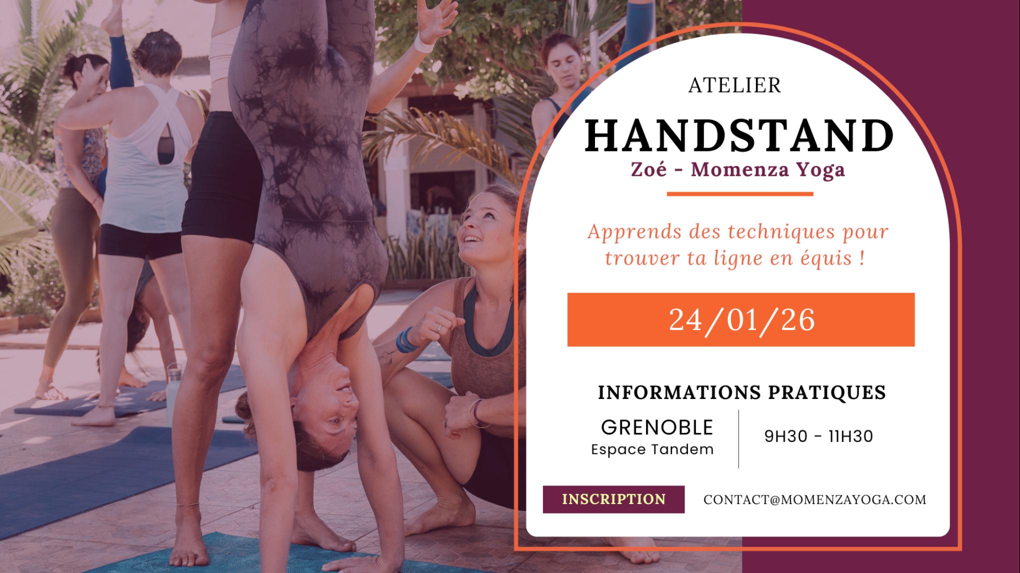 Atelier Handstand - trouver sa ligne