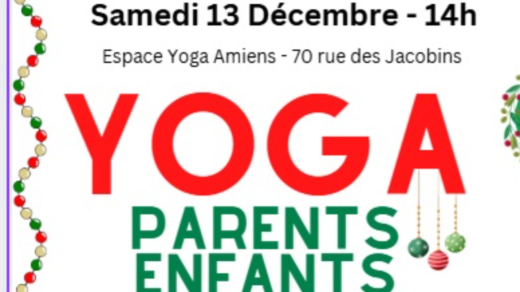 Séance yoga Noël PARENTS/ENFANTS 14h