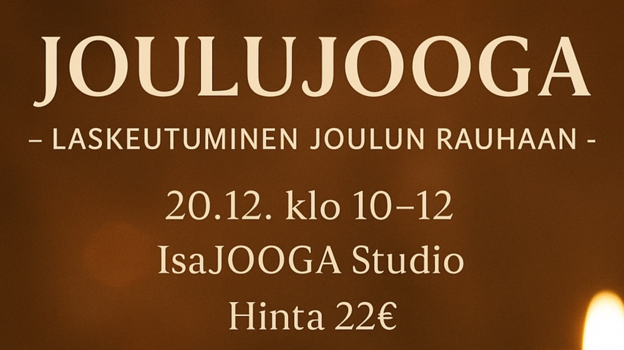 Joulujooga - Christmas Yoga