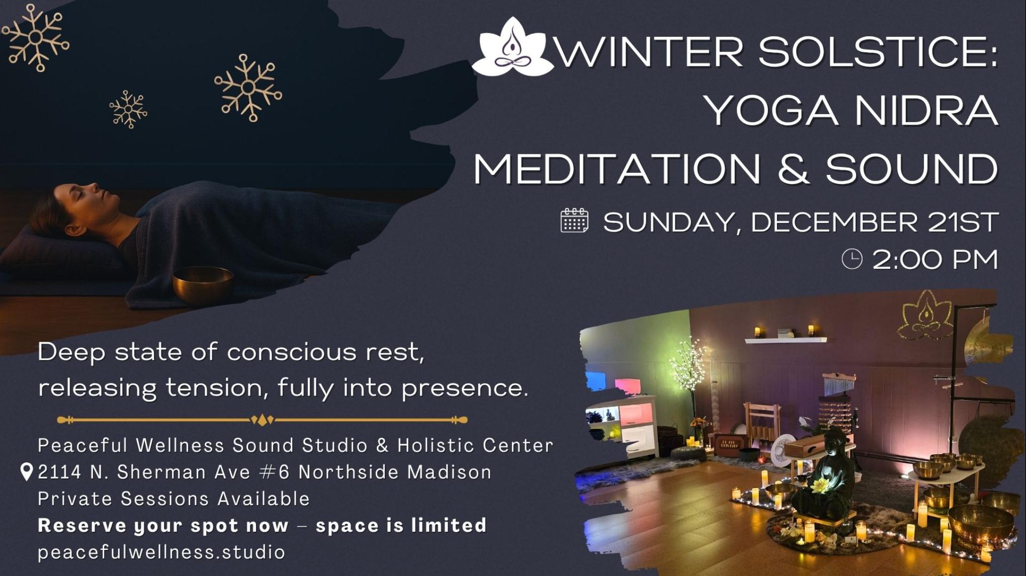 MADISON Winter Solstice Yoga Nidra Meditation Sound Bath