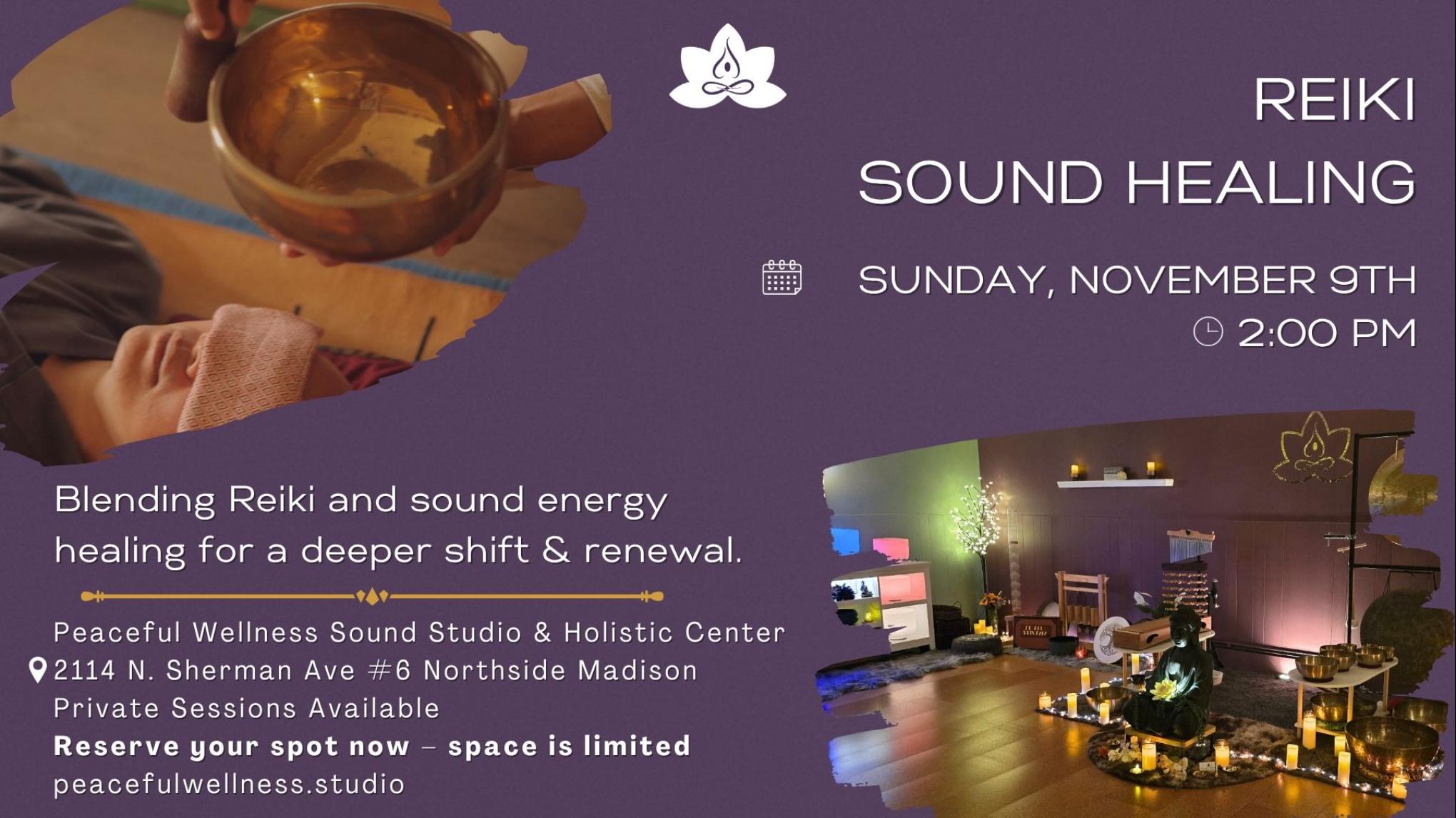 MADISON Reiki Sound Healing