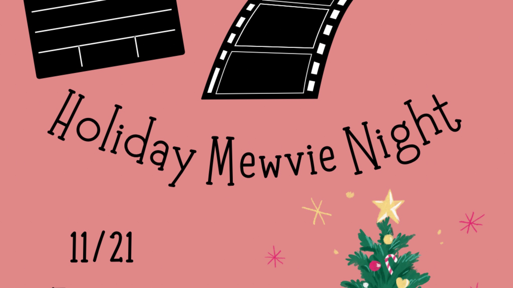 Holiday Mewvie Night