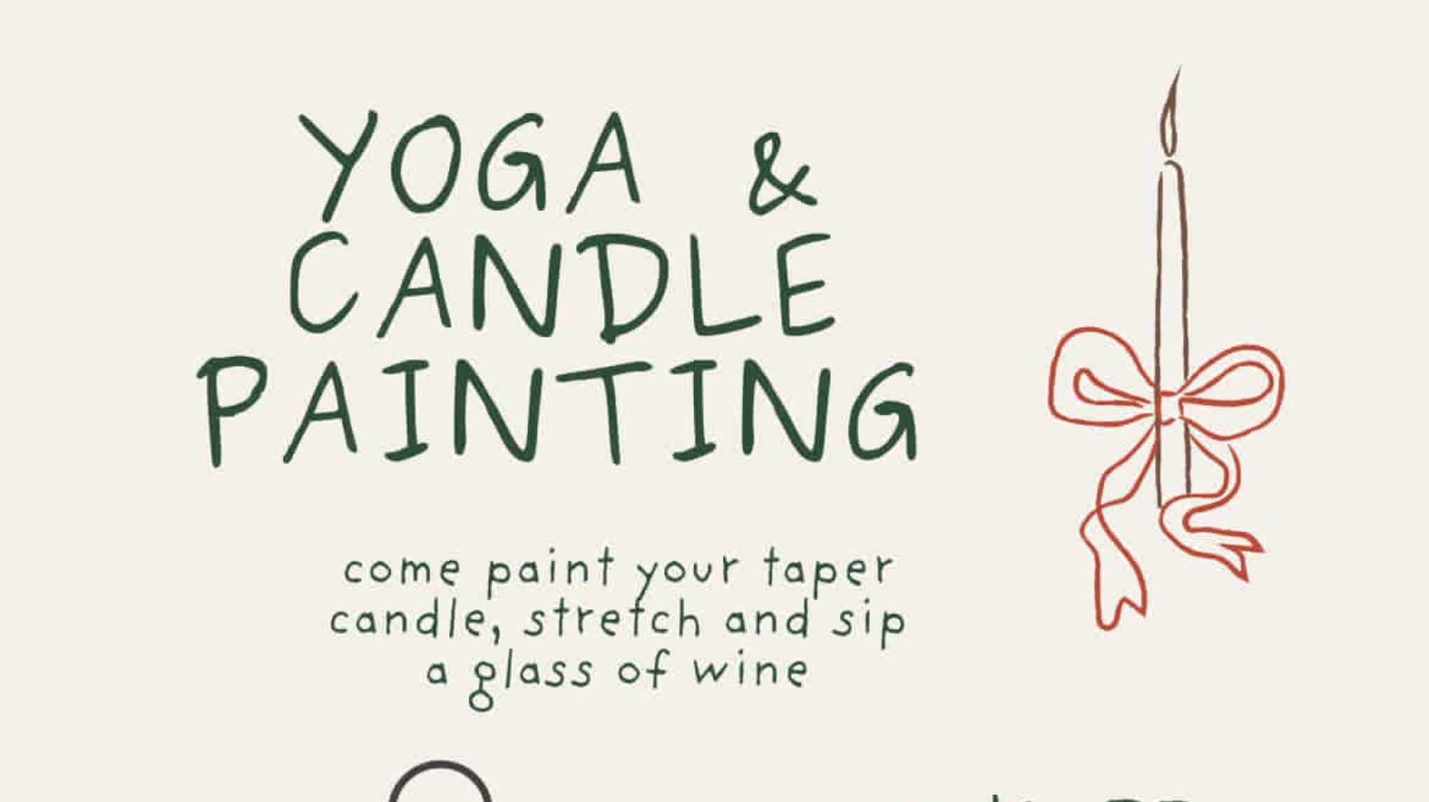 Yoga & Candle Painting