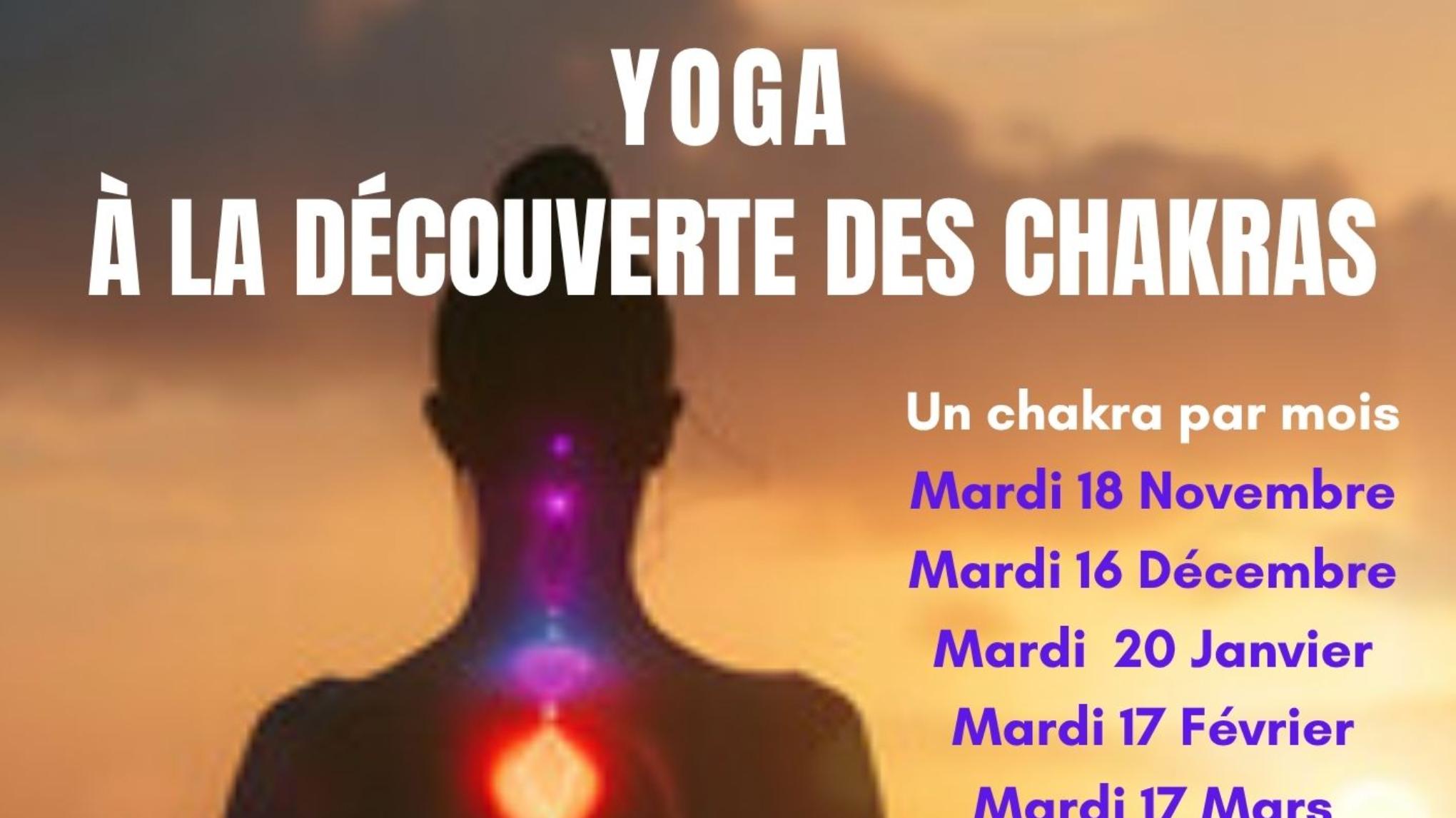 ✨ Atelier Yoga & Chakras ✨ Chaque mois, un chakra à découvrir