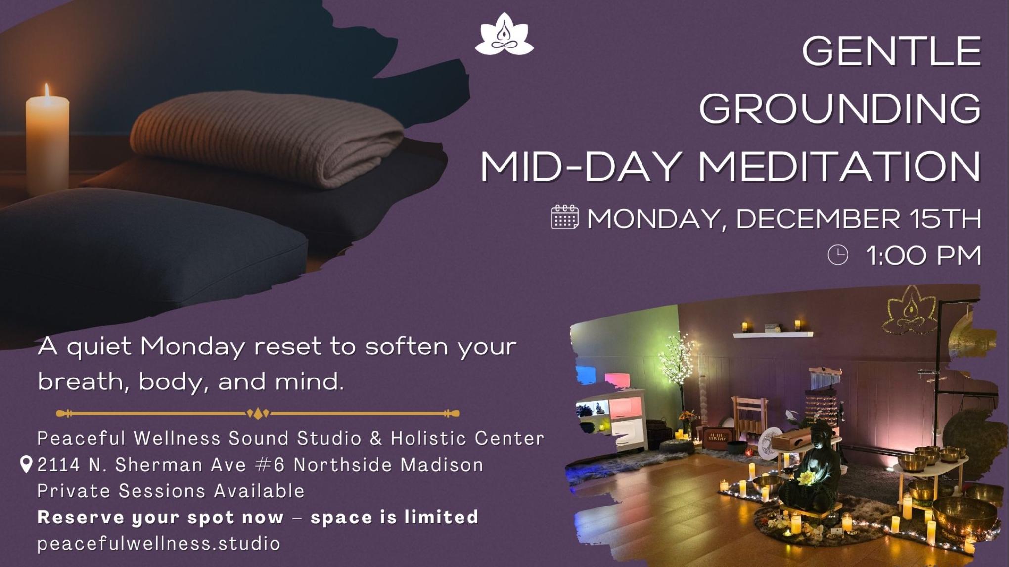 MADISON Gentle Mid-Day Grounding Meditation