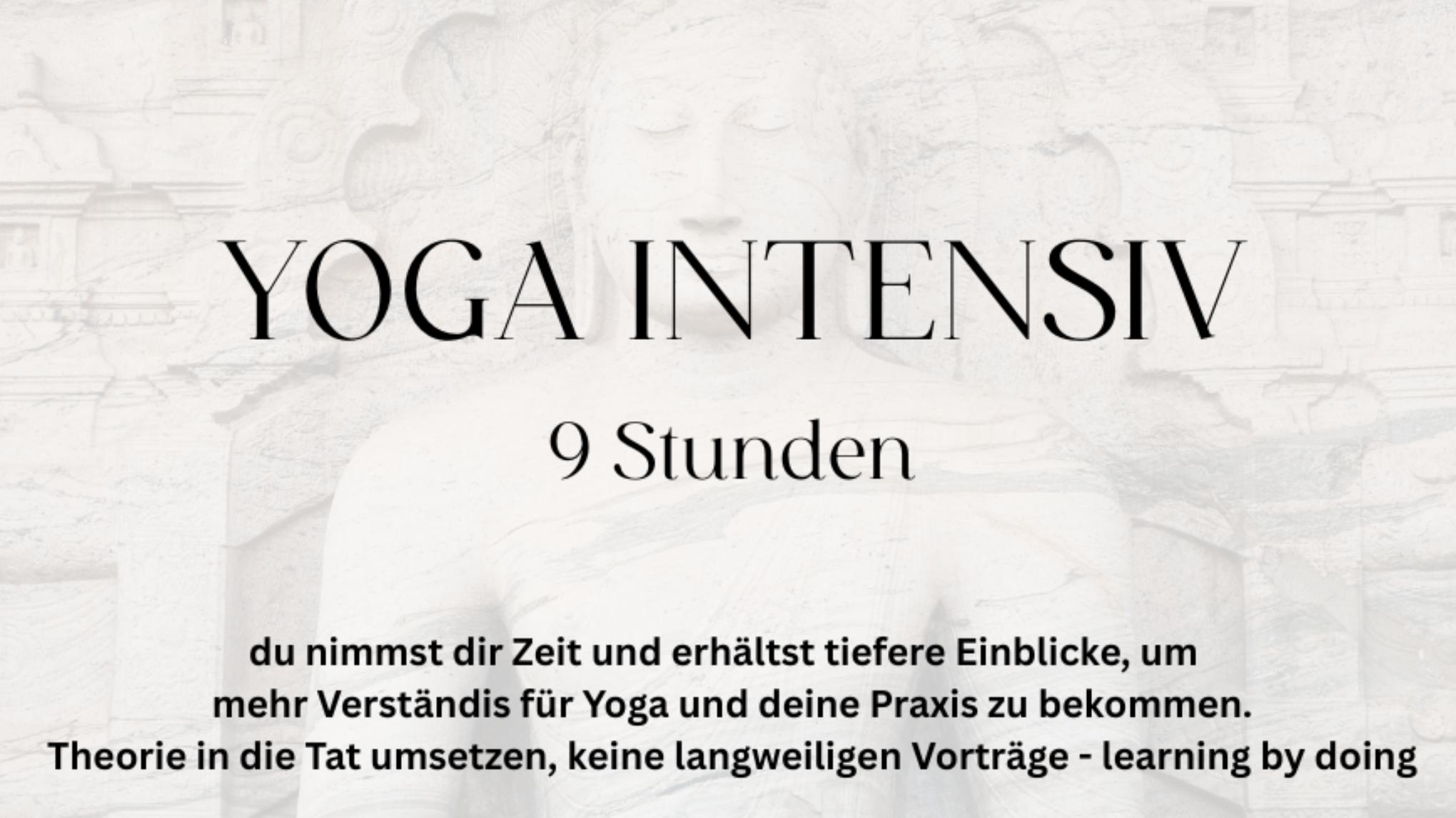 YOGA INTENSIV - Workshop