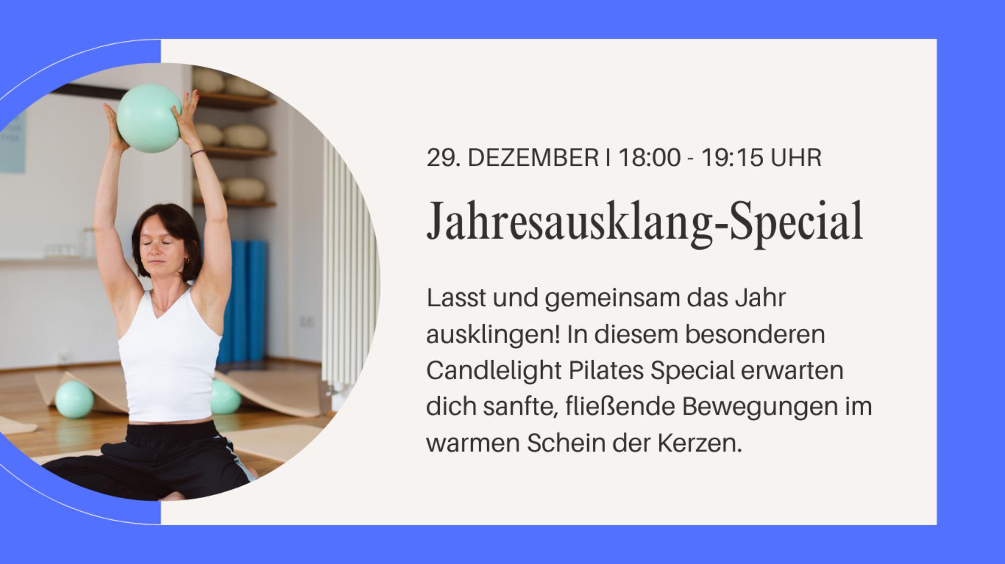 Jahresausklang-Special: Candlelight Pilates @ VEEDELPHYSIO HQ