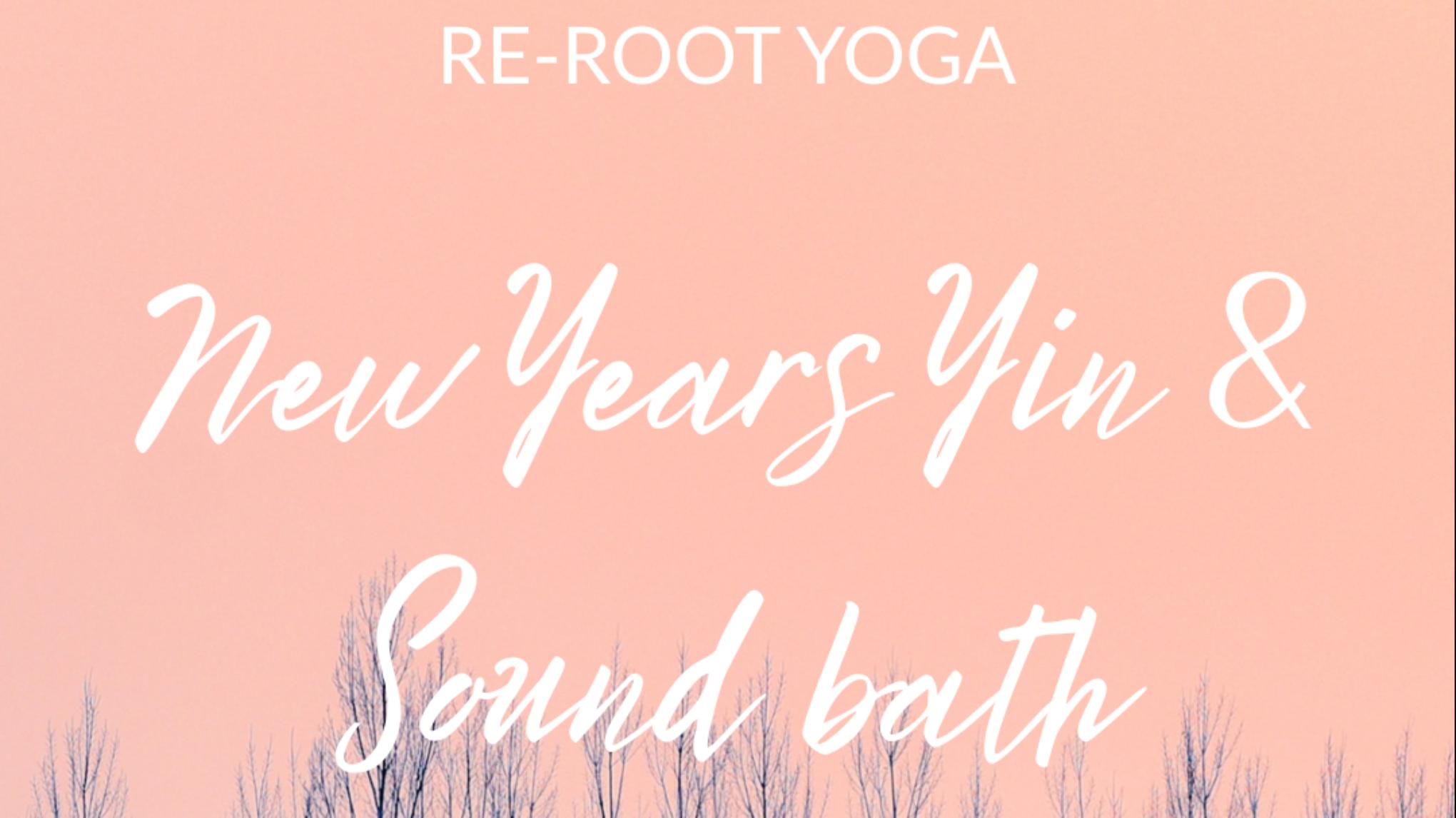 New Years Yin & Sound bath Evening