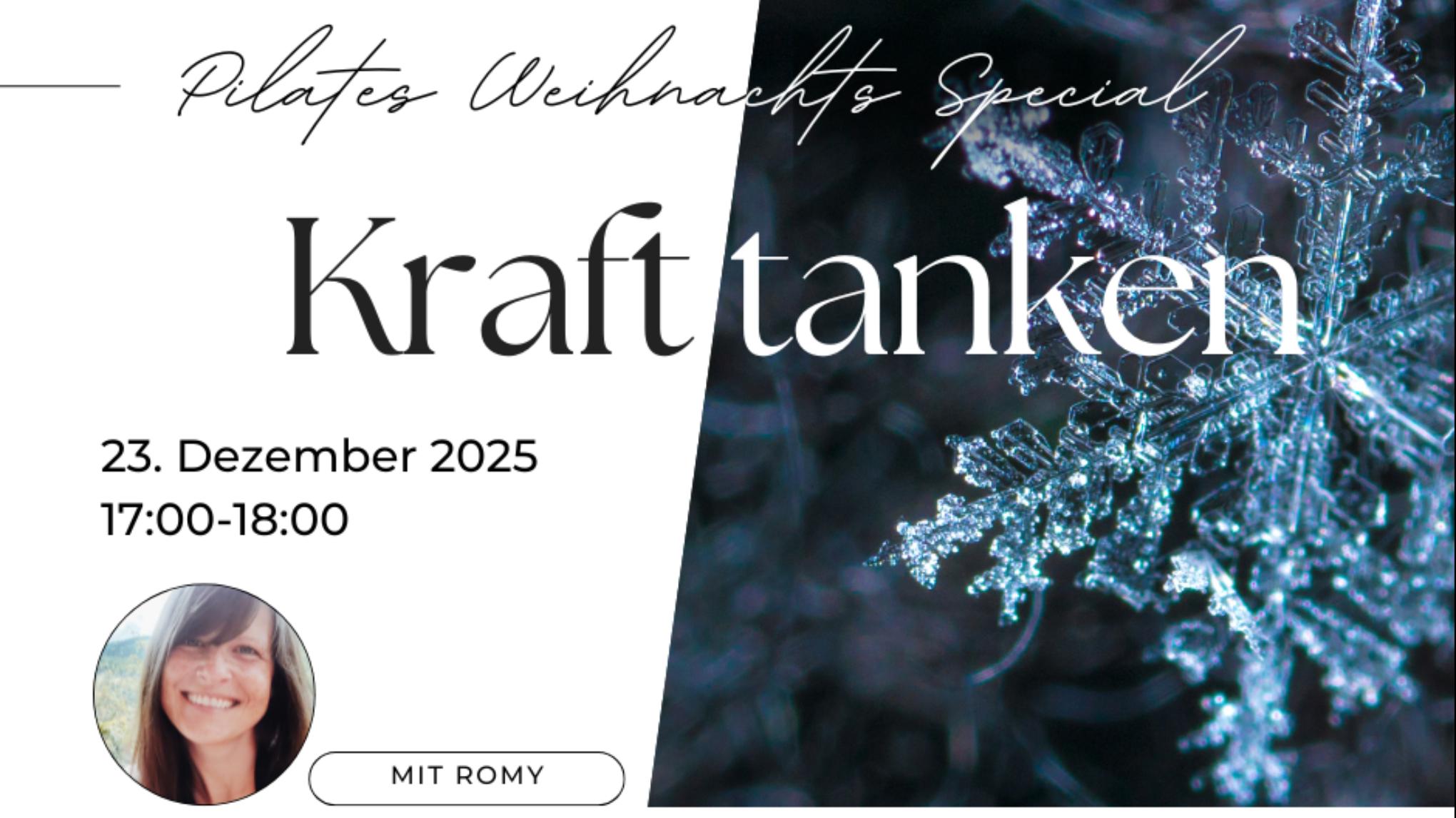 Kraft tanken | Pilates Weihnachts Special