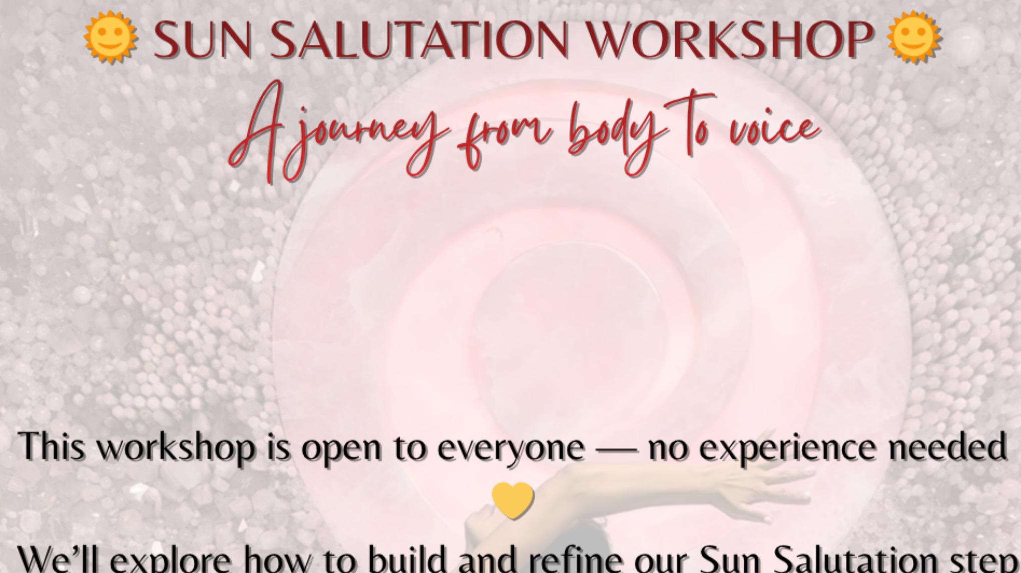 SUN SALUDATION WORKSHOP