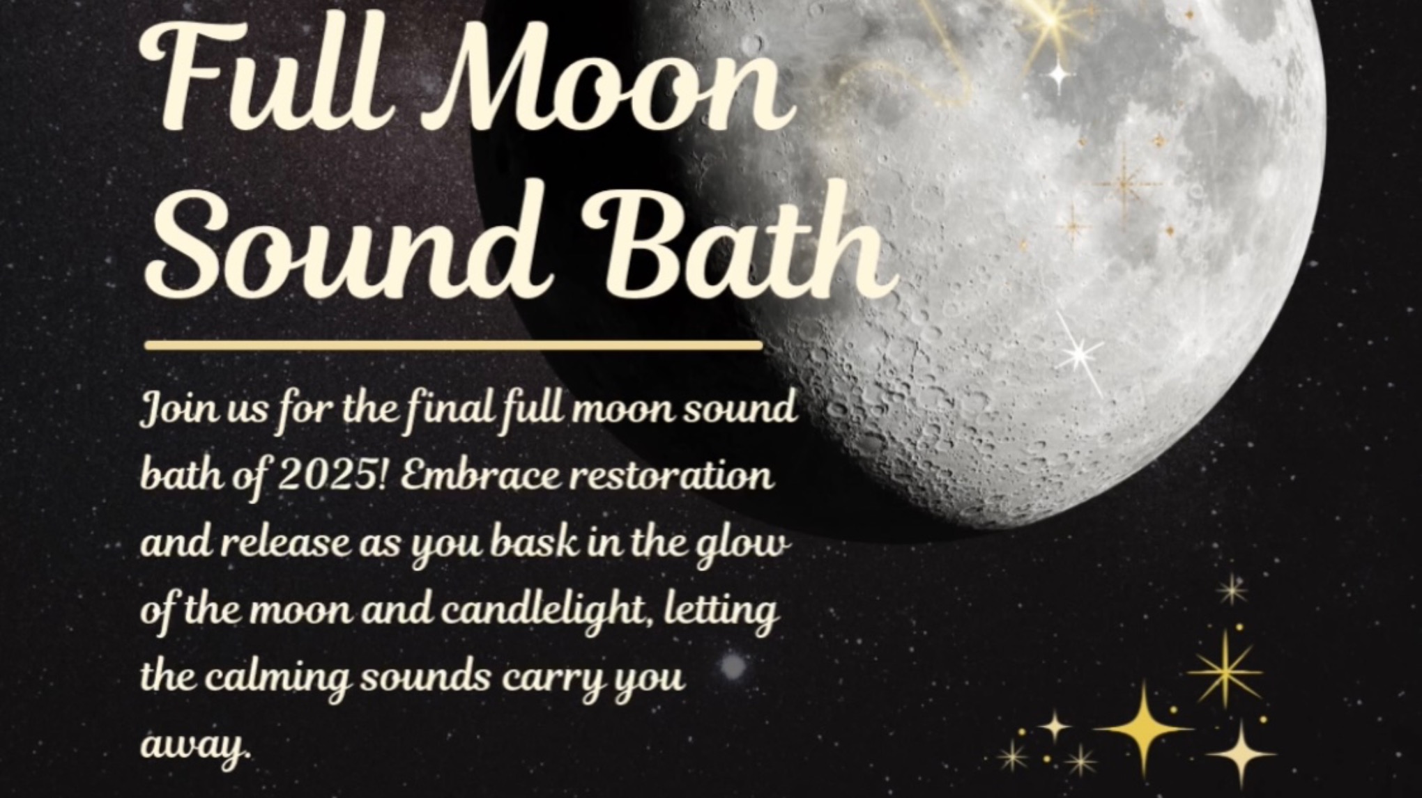 ✨SOLD OUT✨Candle Light Sound Bath