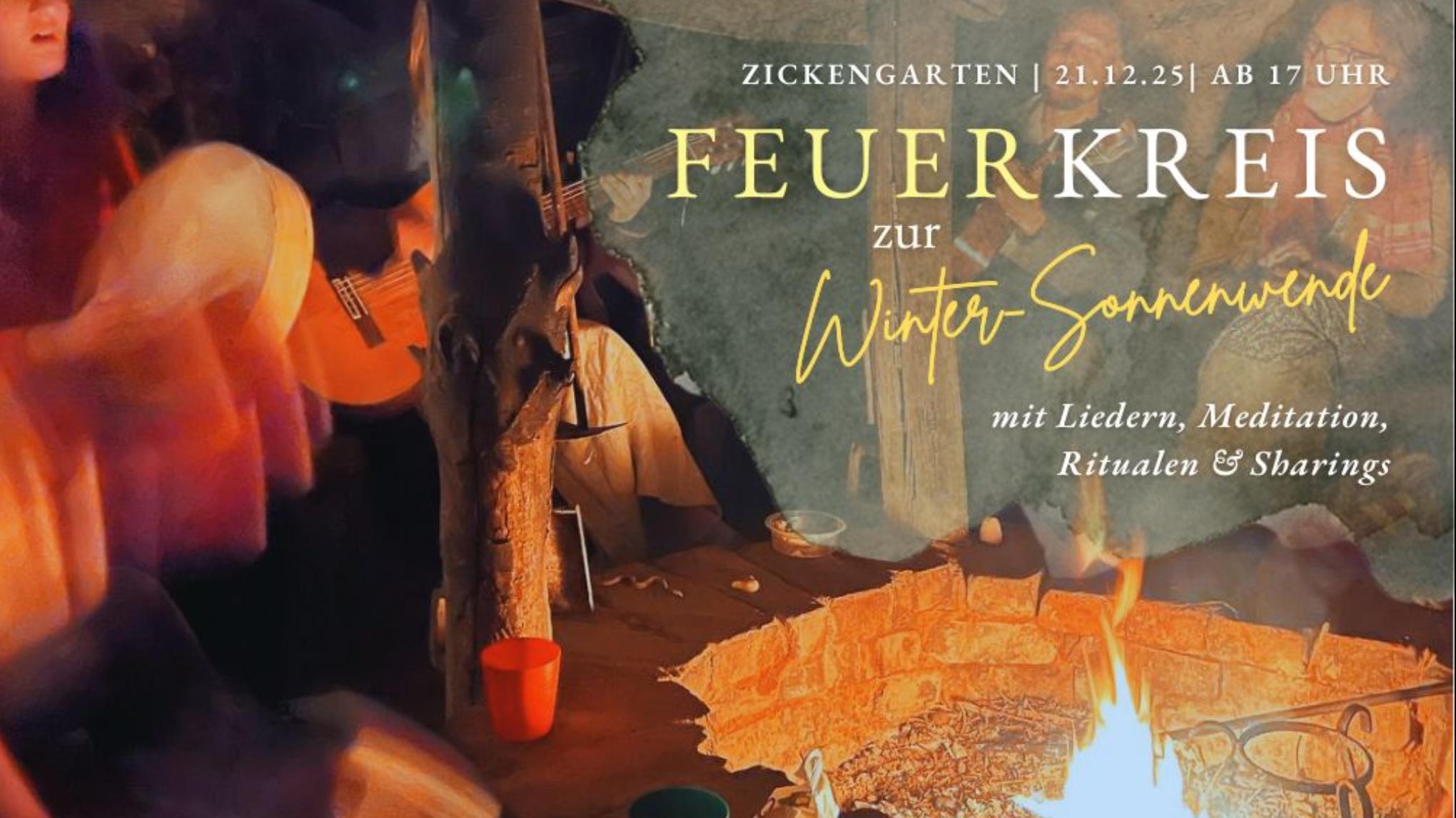 🔥 Feuerkreis zur Wintersonnenwende (im Zickengarten)