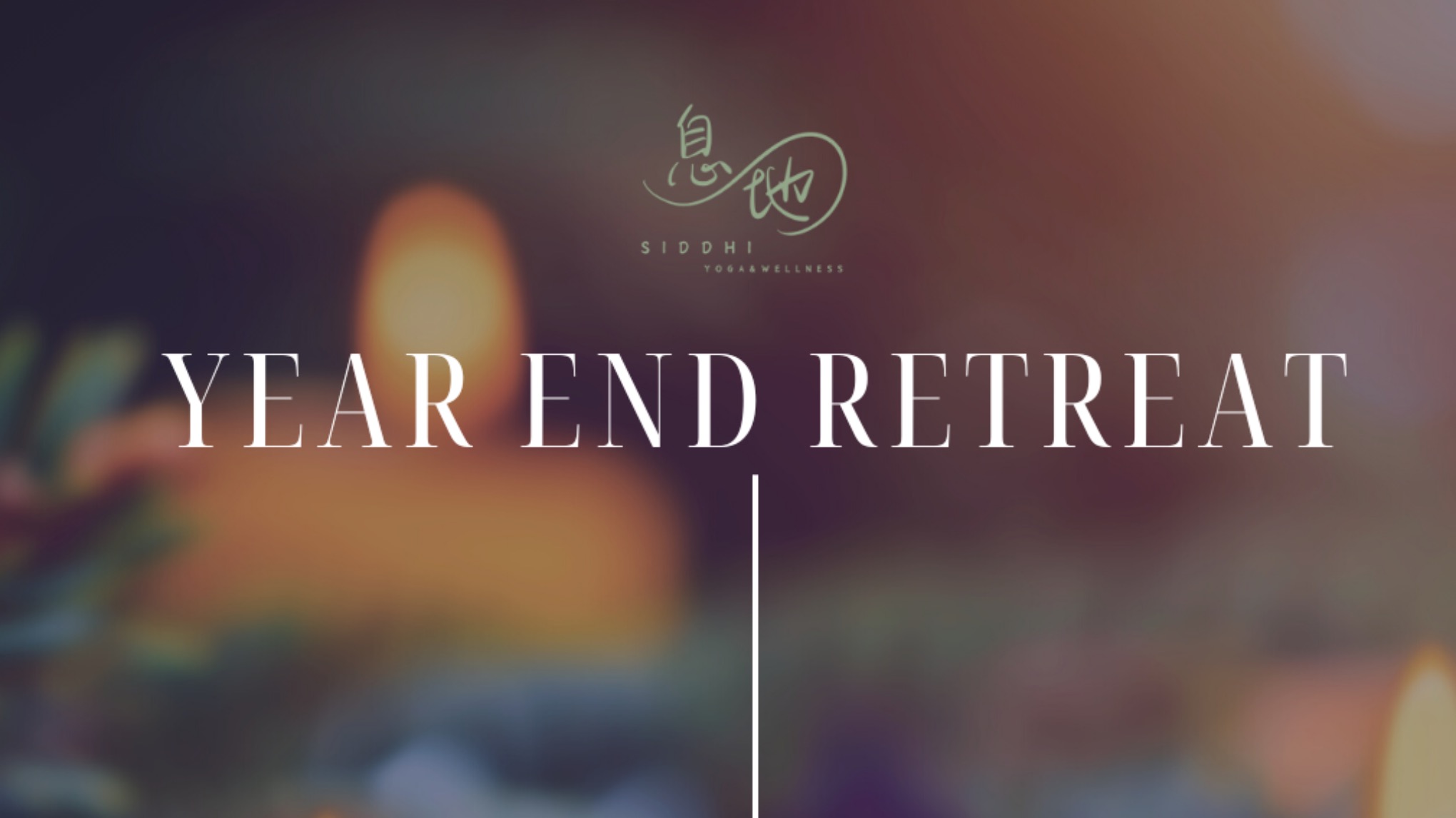 Year End Retreat - Claim back the calmness and clarity