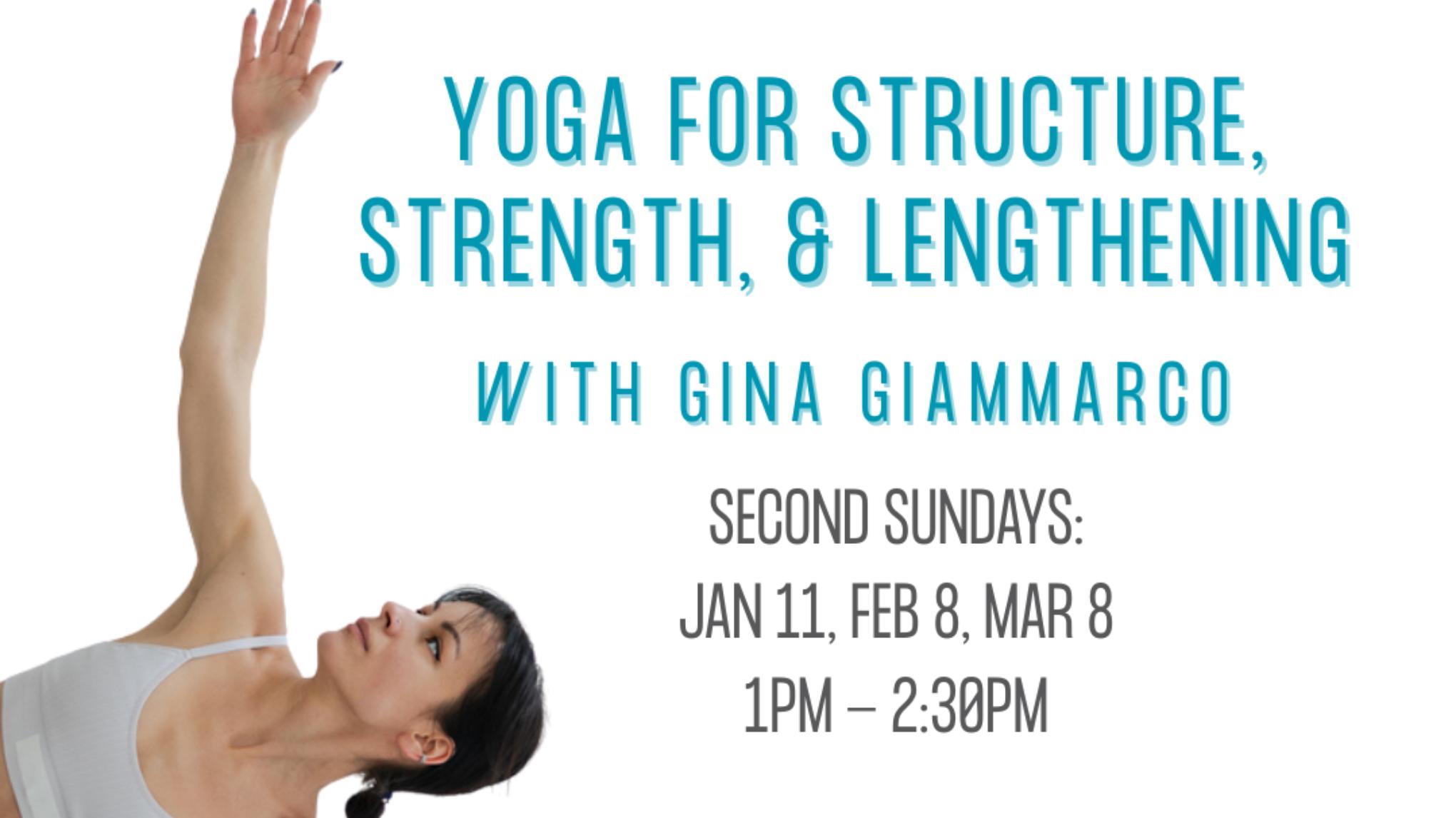 YOGA for STRUCTURE, STRENGTH & LENGTHENING JAN 11