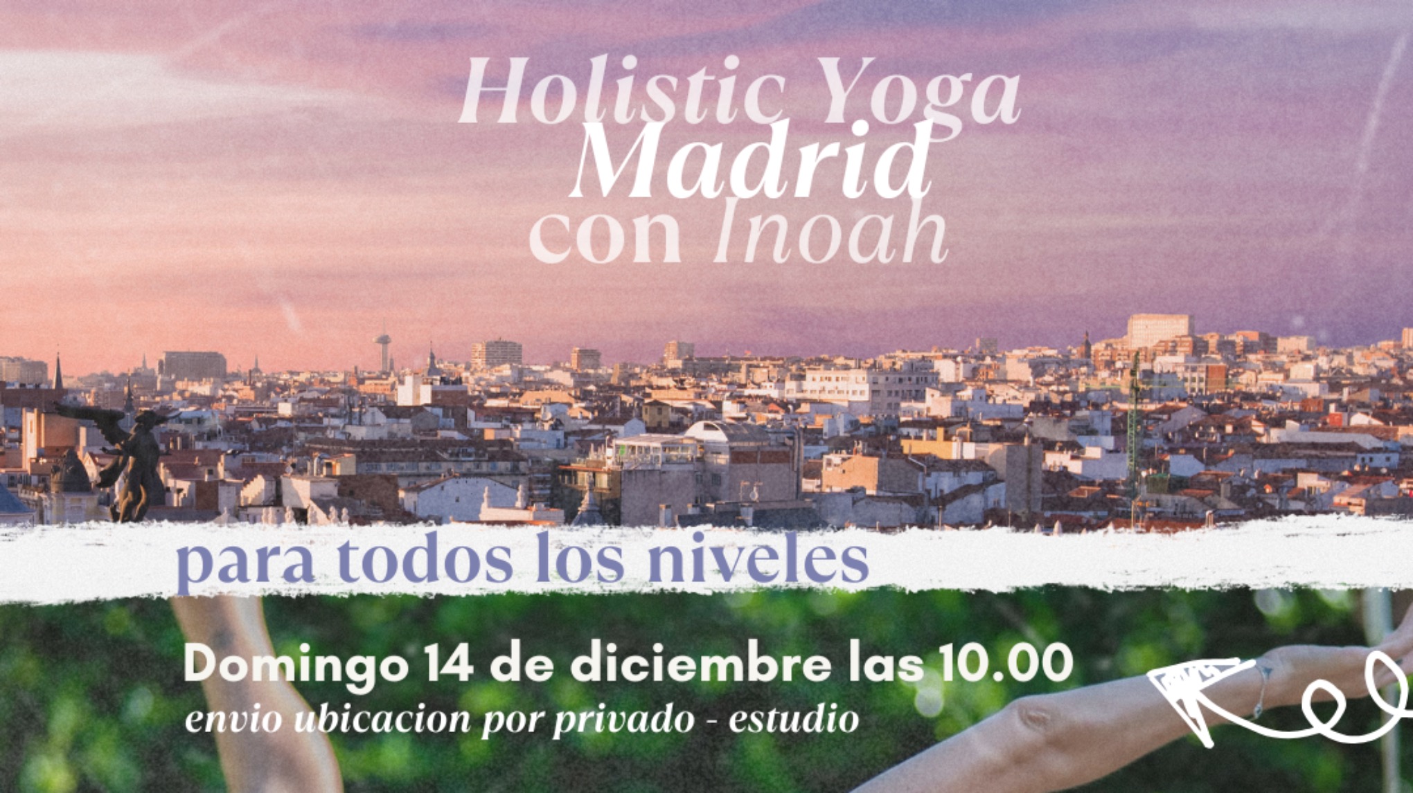 Yoga, terapia y brunch en Madrid 14/12
