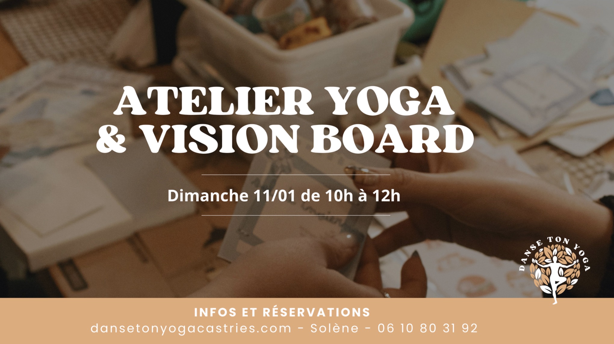 ✨ ATELIER YOGA & SCRAPBOOKING - CRÉATION DE TON VISION BOARD ✨