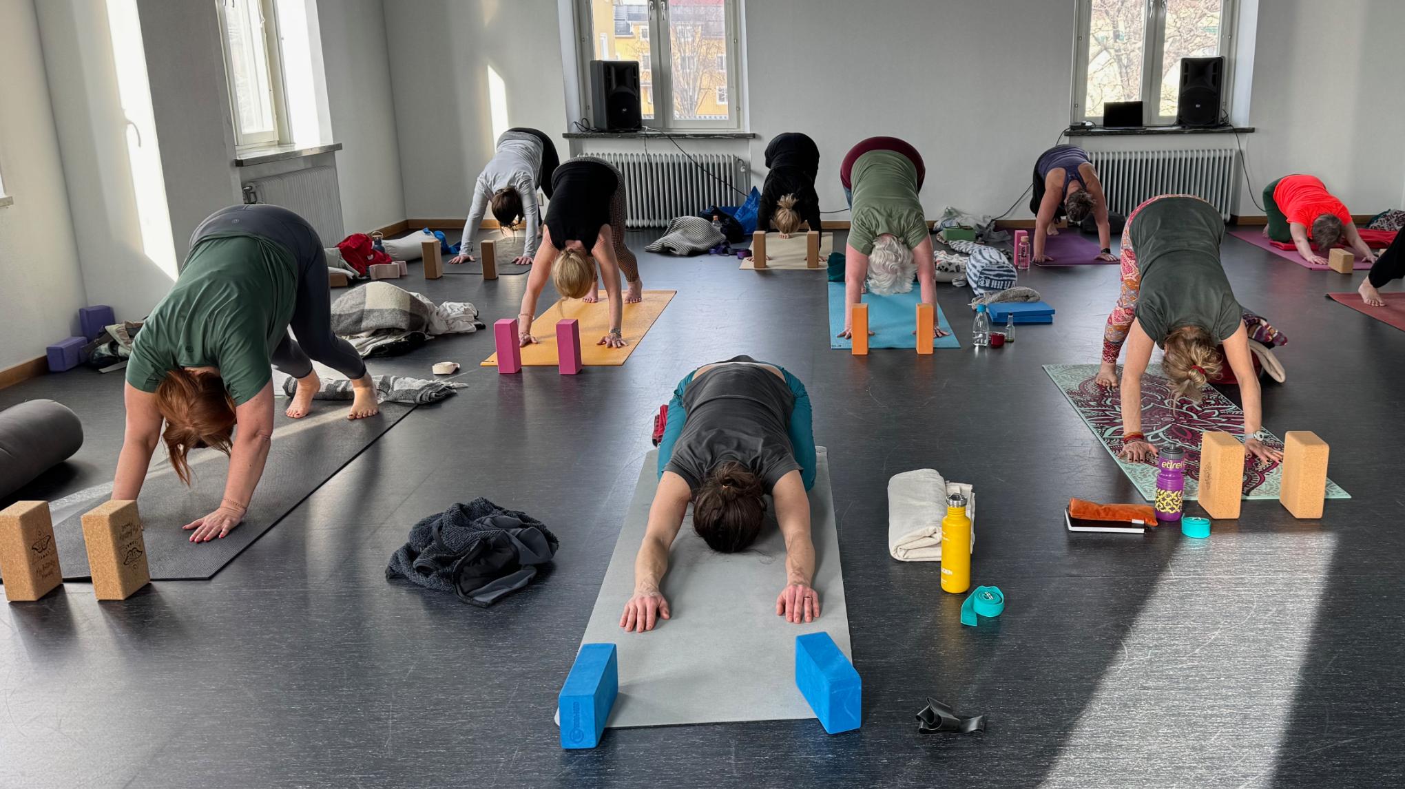 Yoga nivå 2-3: 10 träffar för energi, kraft och glädje