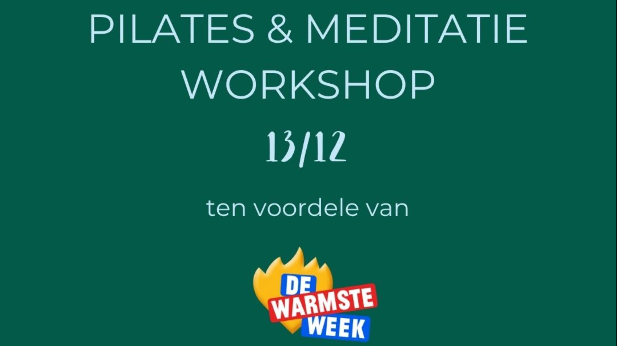 Pilates & Meditatie ten voordele van De Warmste Week (13u)