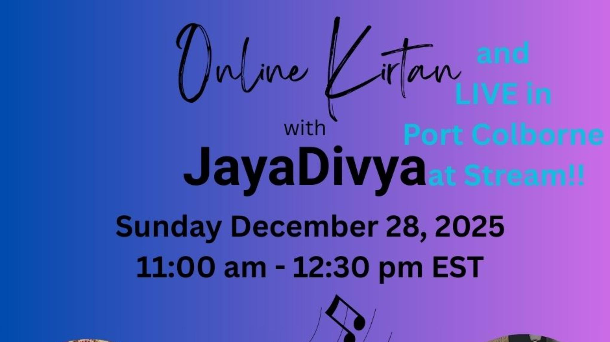 JayaDivya Kirtan | Dec 28