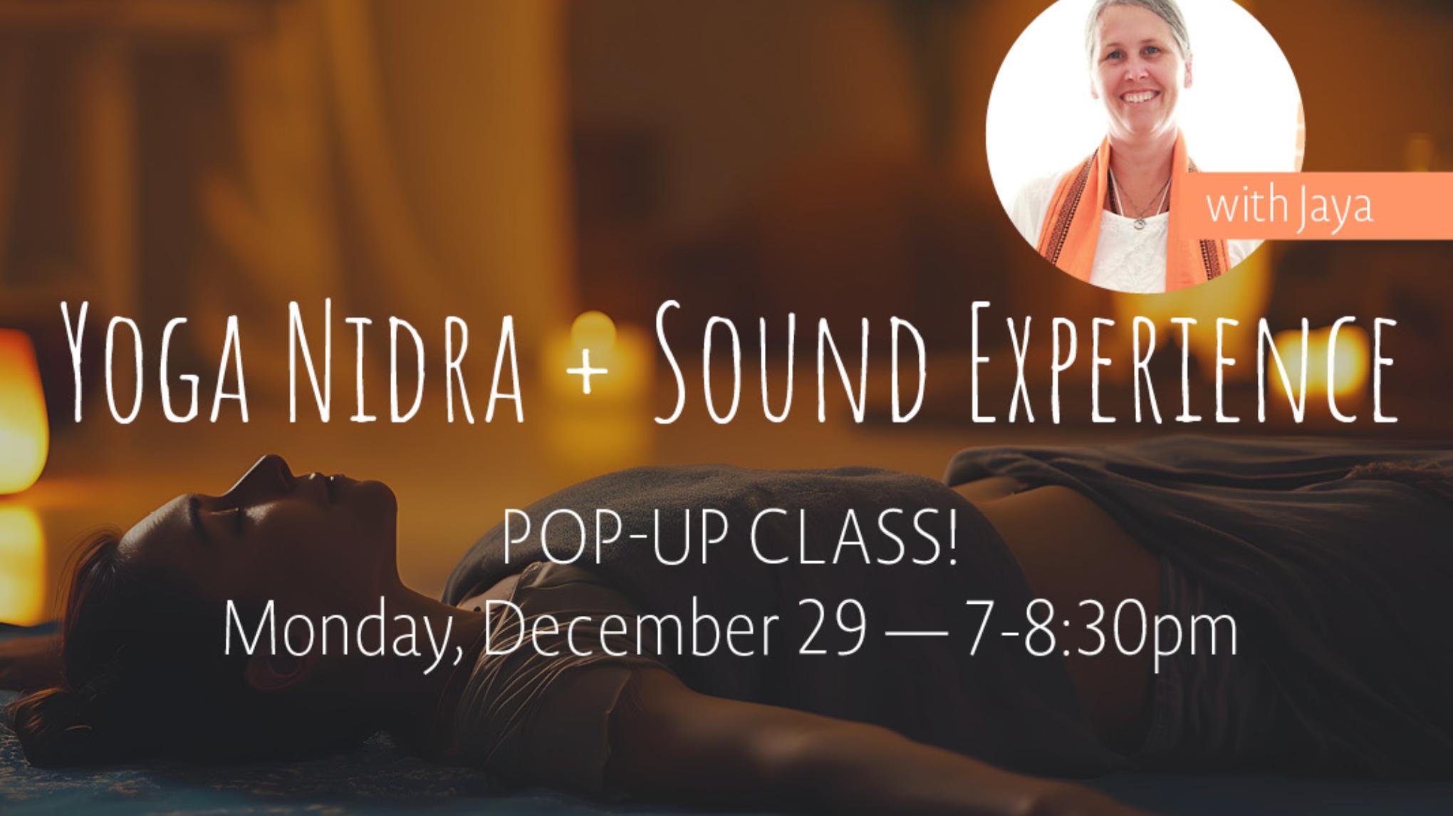 Yoga Nidra + Sound Experience | Dec 29