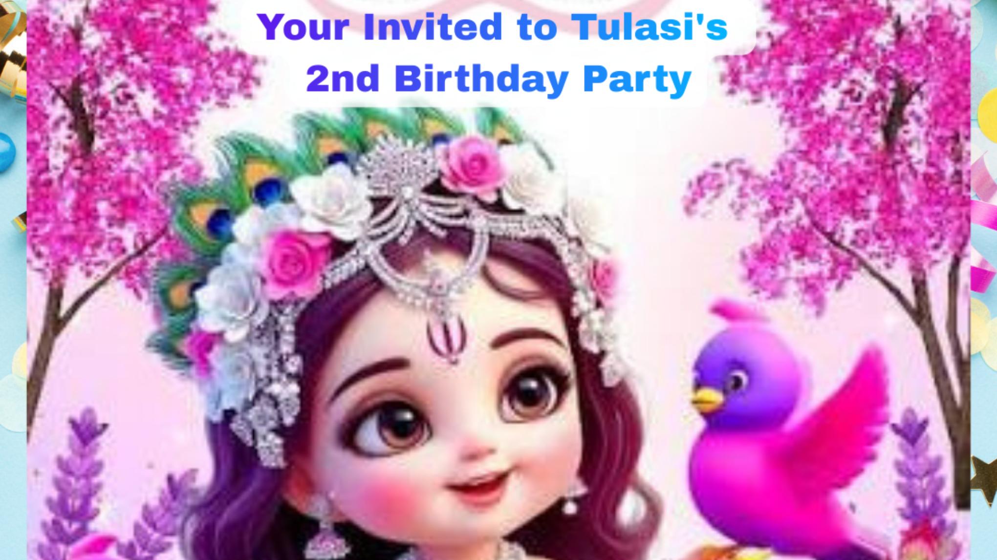 Tulasi's Birthday Celebration Kirtan and Dinner