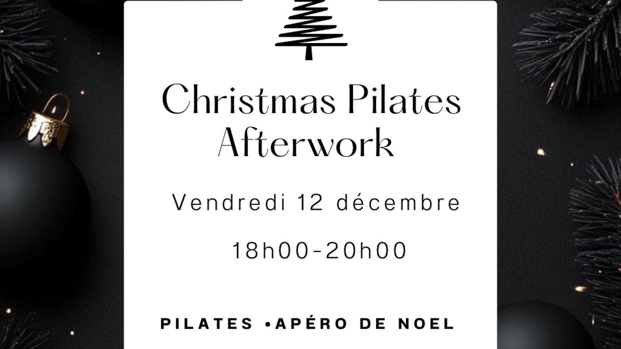 CHRISTMAS PILATES AFTERWORK