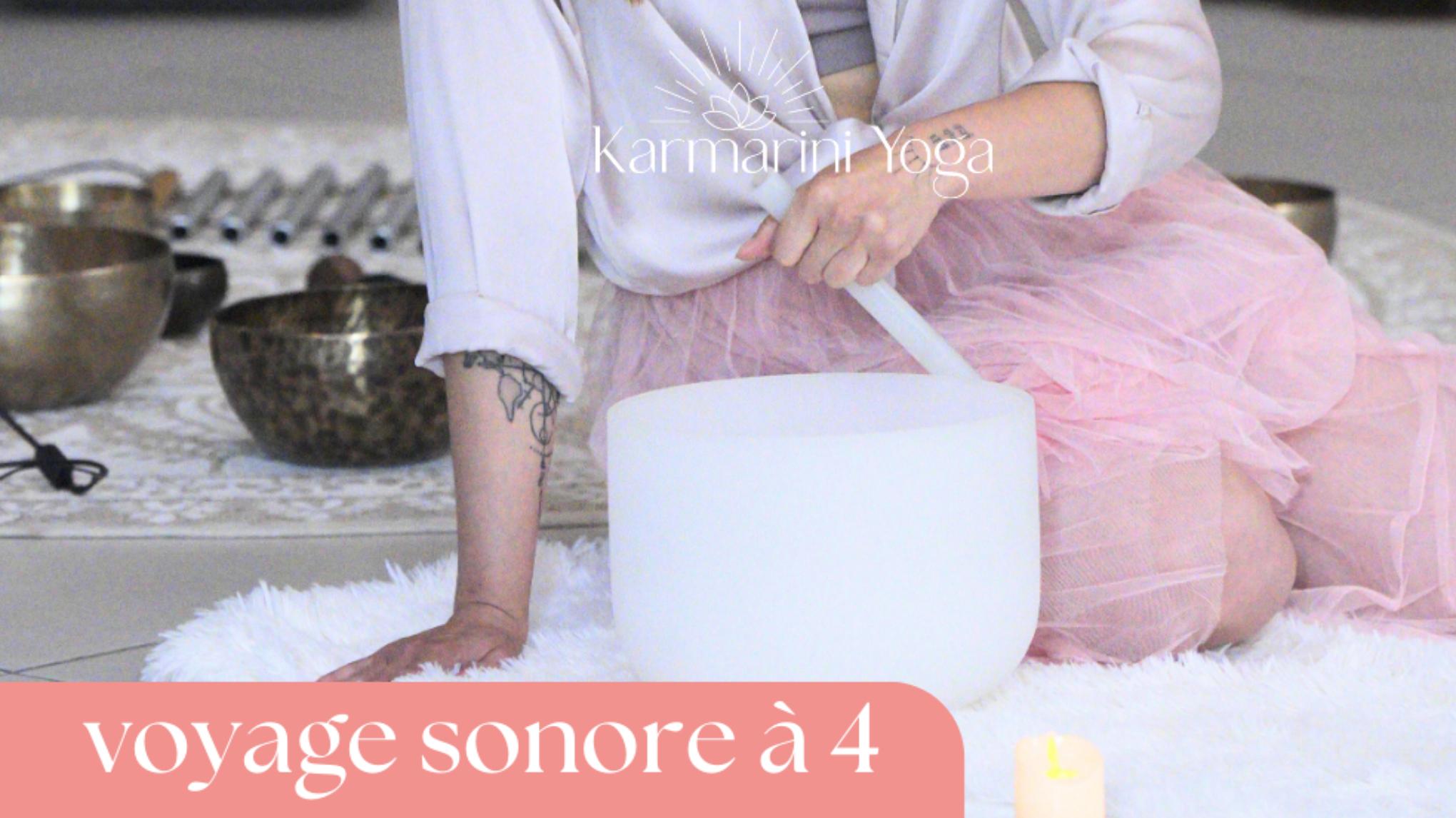 Voyage sonore à 4 mains : 40 euros