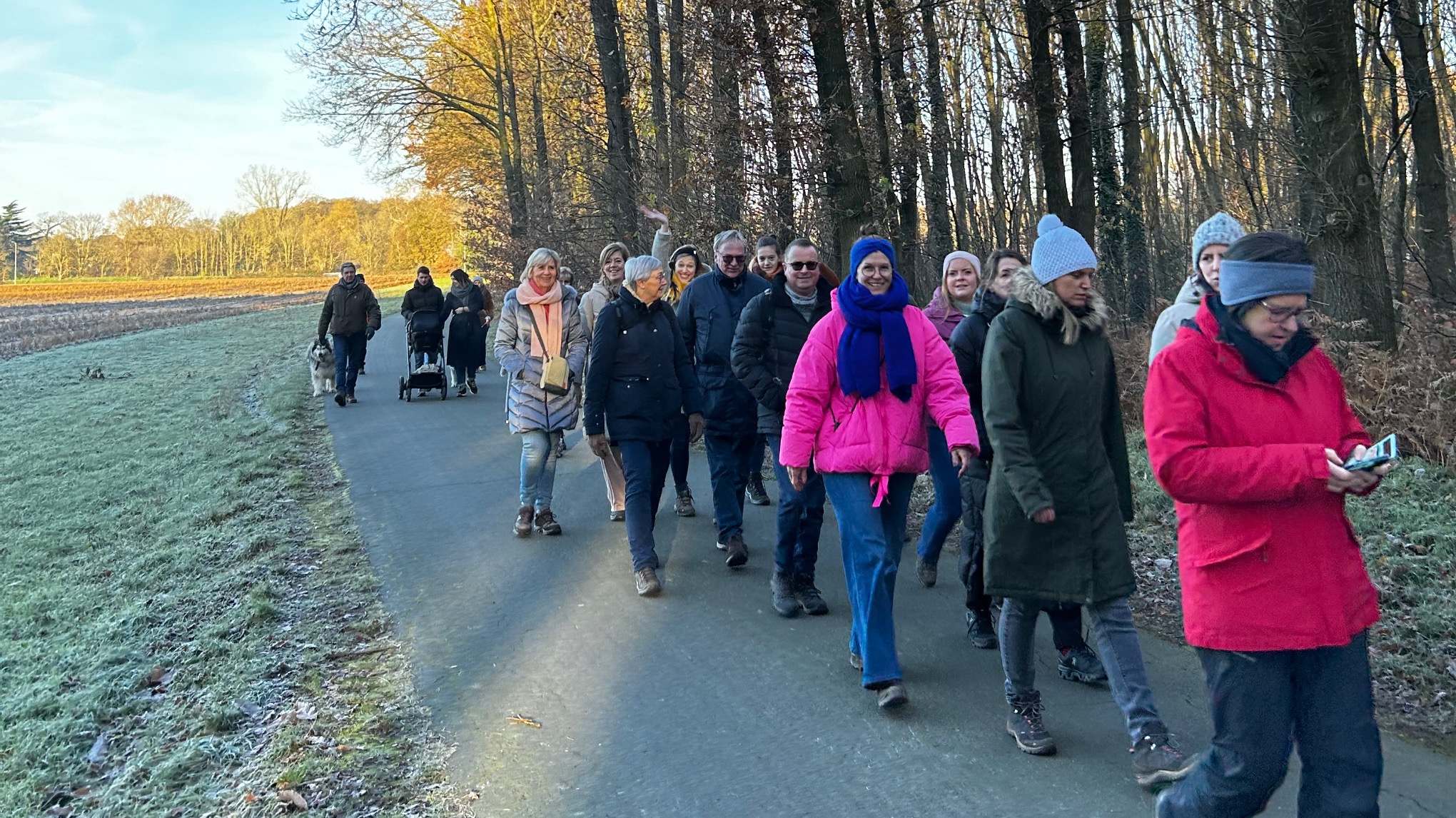 Een warme wandeling tot Genk - 7km