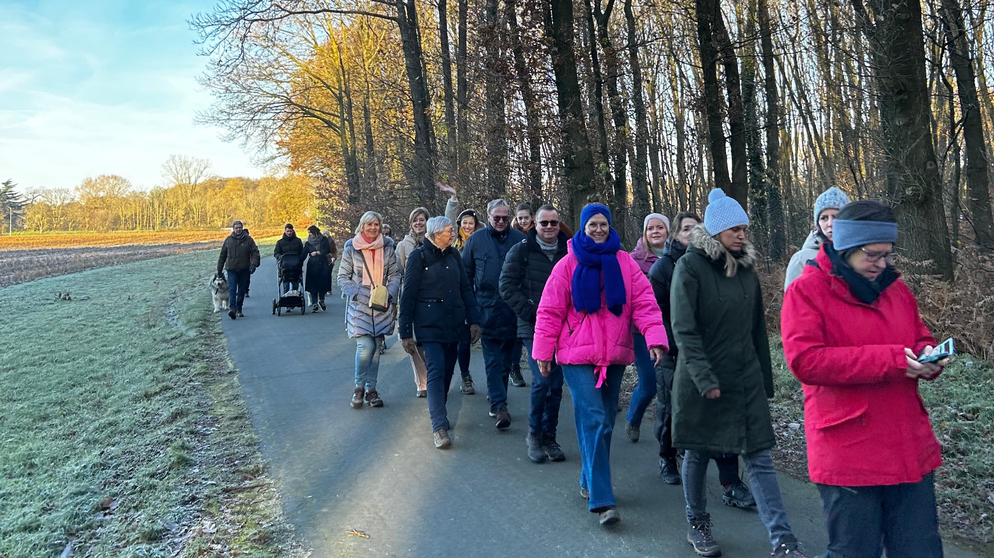 Een warme wandeling tot Genk - 12km