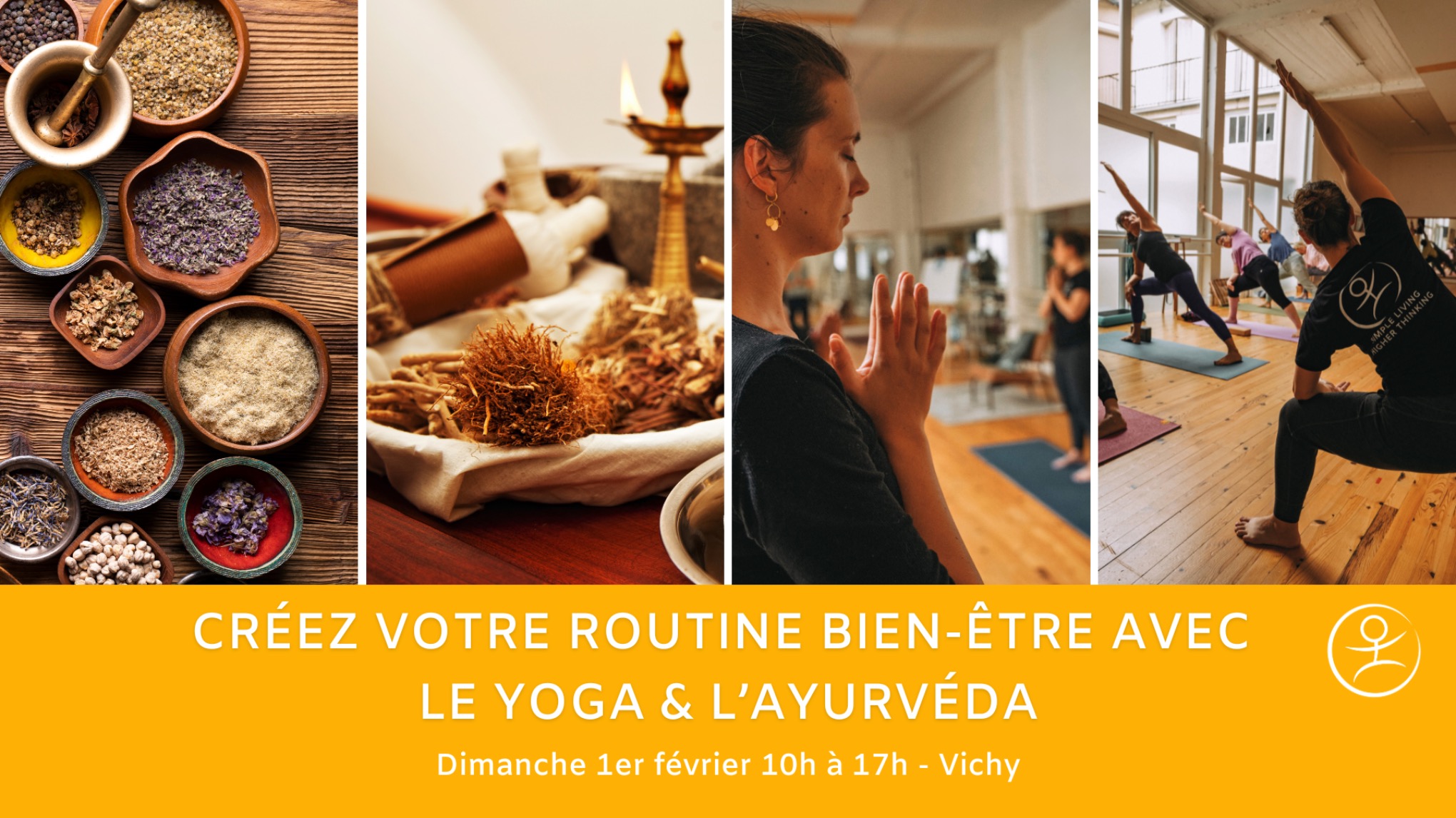 Stage - Créez votre routine bien-être avec le Yoga et l'Ayurvéda 🏵