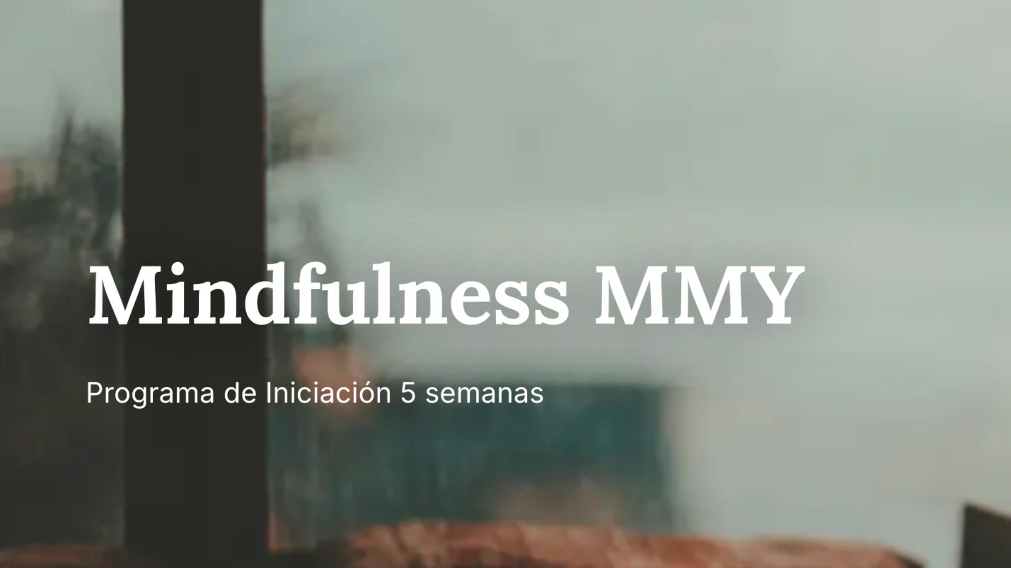 Sesión informativa MMY · Mindfulness Método YUJ - Programa Iniciación
