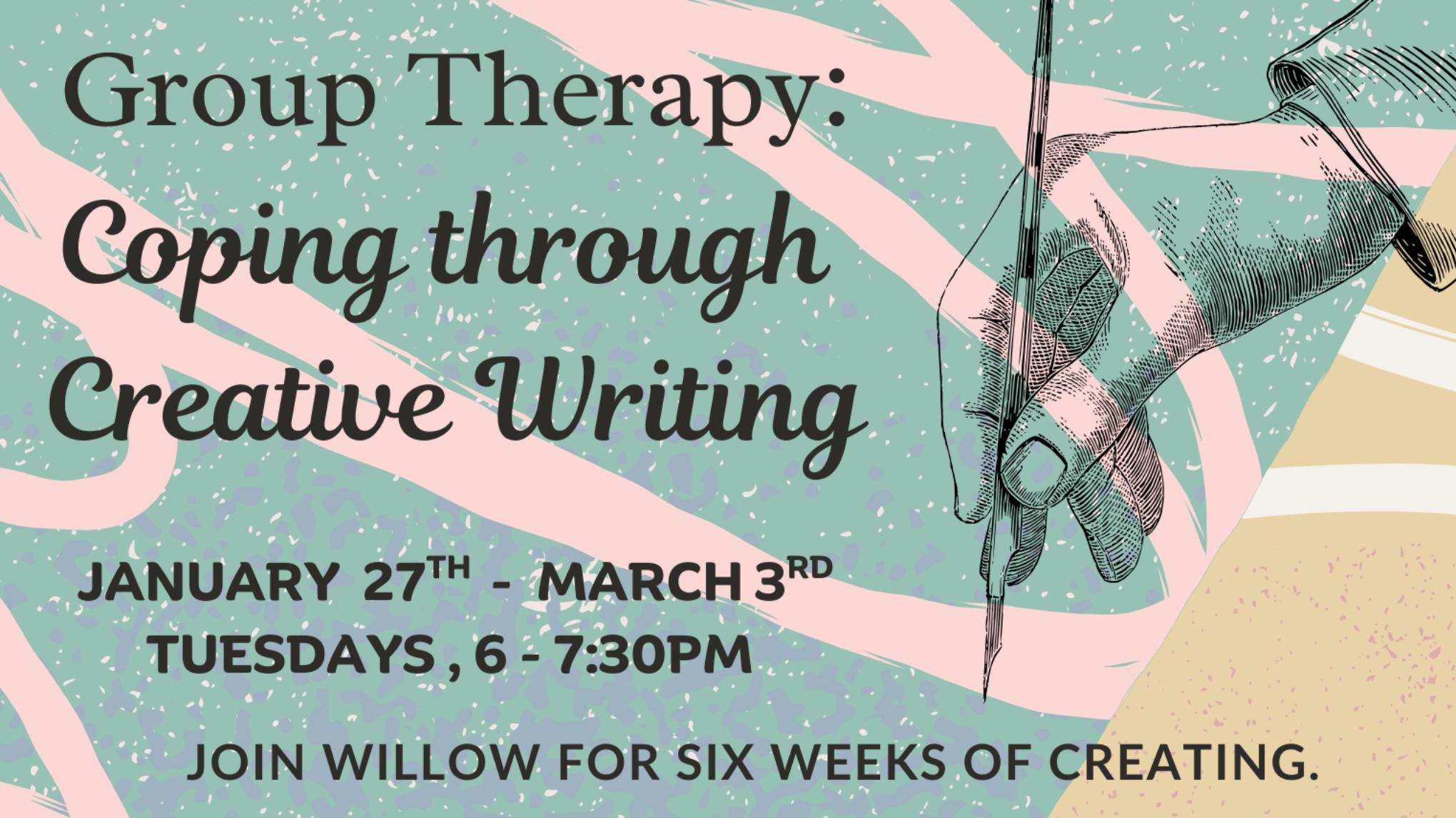 Group Therapy:  Coping through Creative Writing