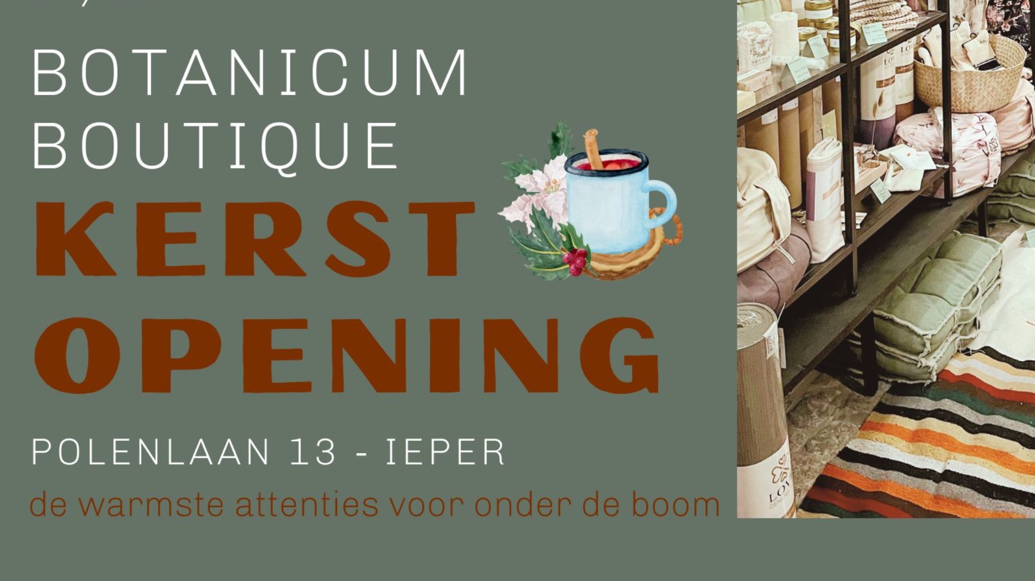 Kerstopening Botanicum.boutique