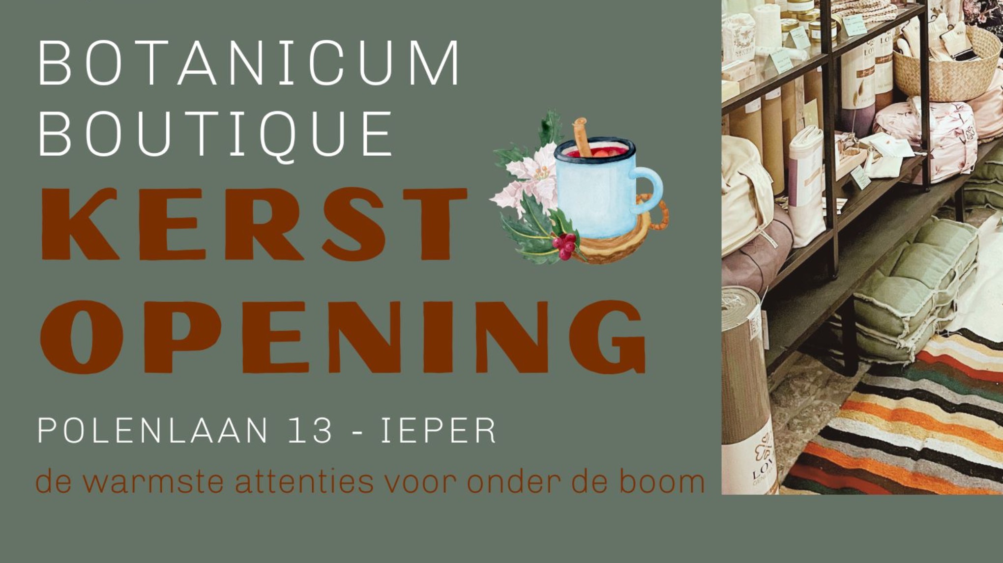 Kerstopening Botanicum.boutique